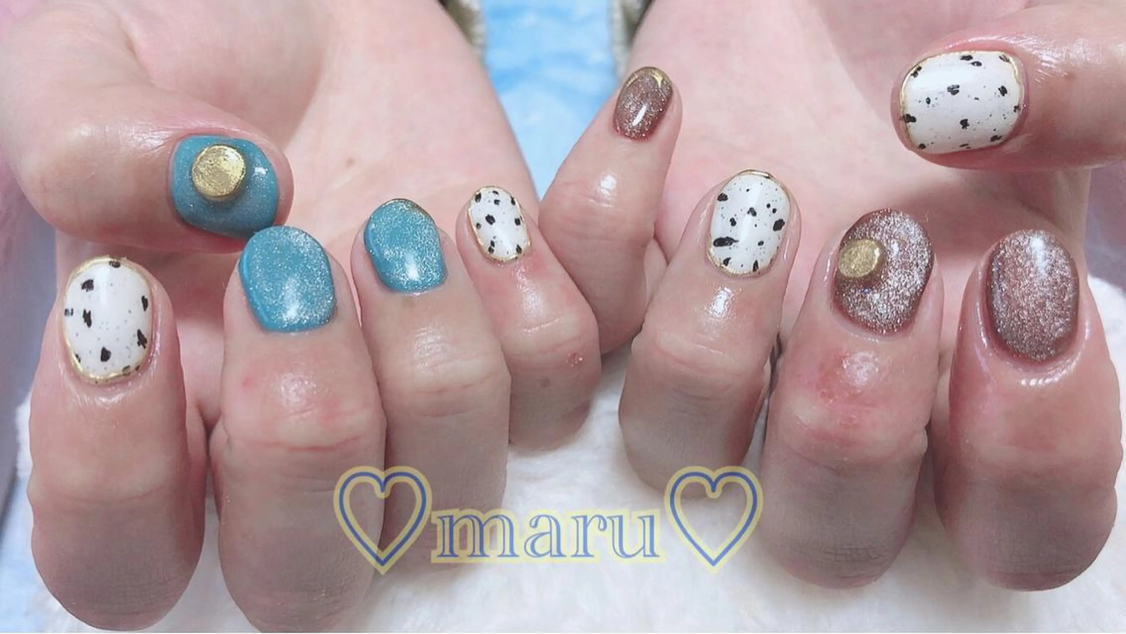 ネイル ハンドネイル フットネイル まるみ ♡のネイルデザイン