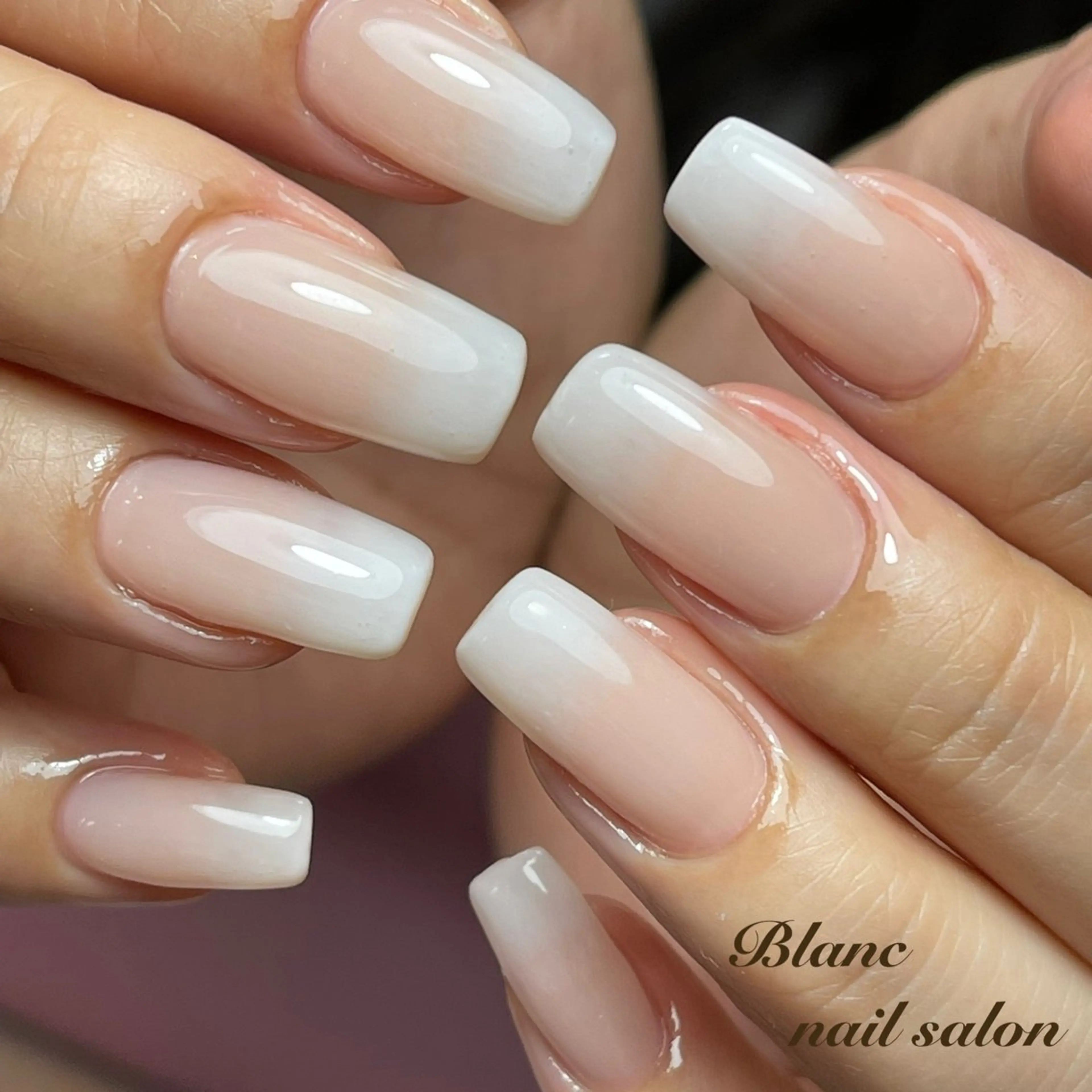 セミロング Blanc ブランのネイルデザイン