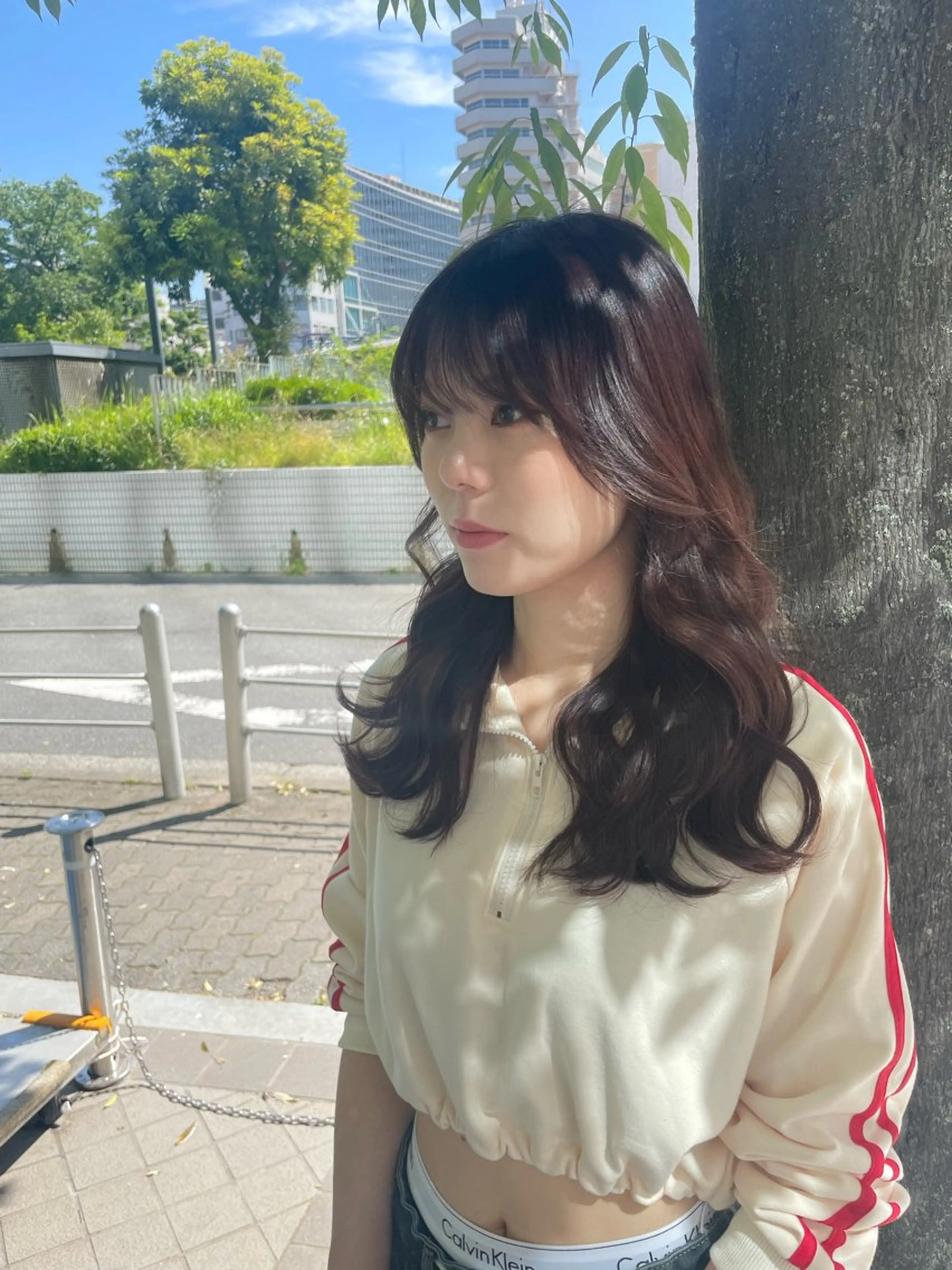 セミロング カラー Zina【梅田】 /田中 沙弥のヘアスタイル