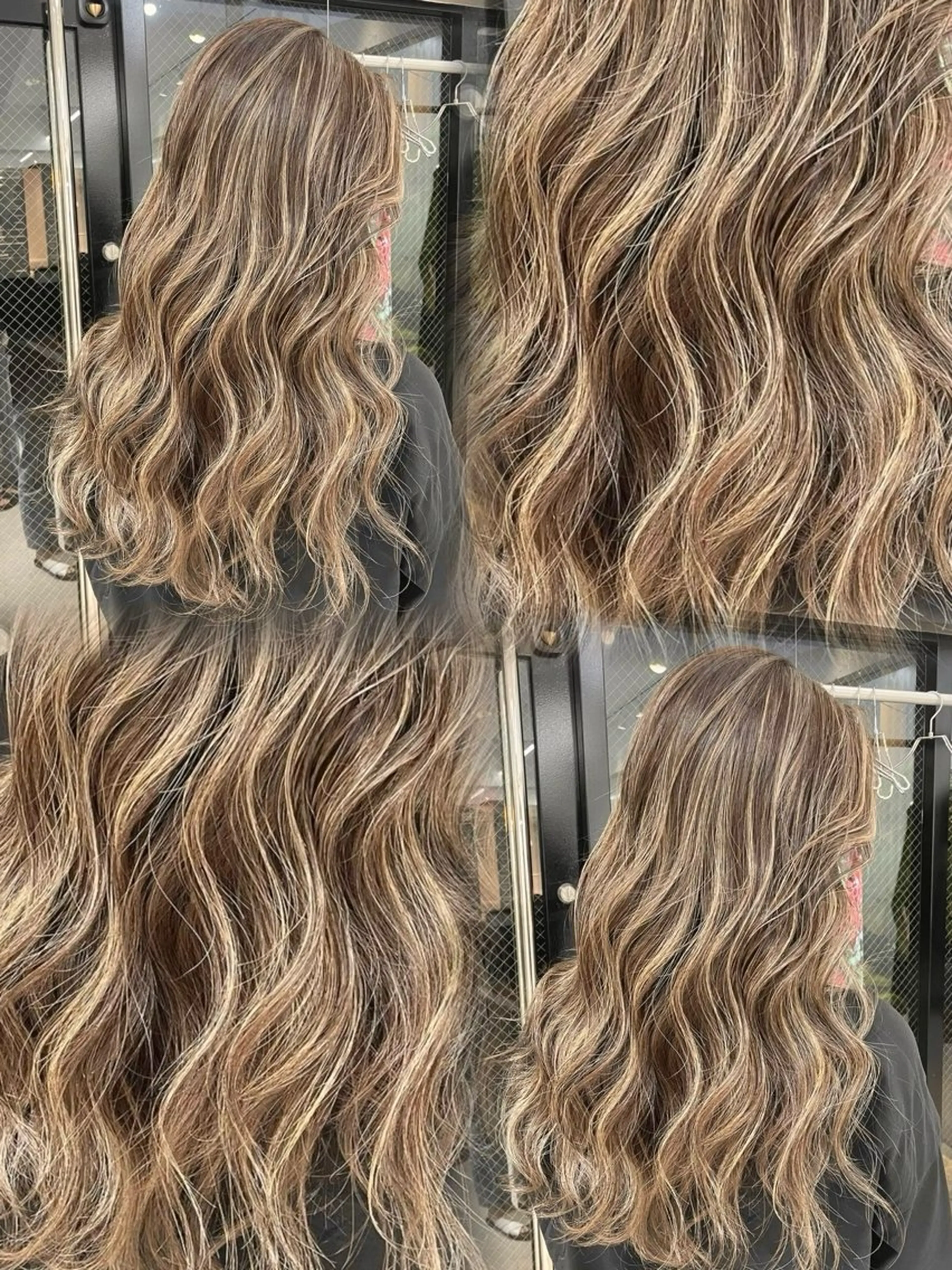 ロング カラー バレイヤージュ ハイライトカラー 外国人風カラー ハイライト レイヤーカット ヘアカラー ✨レイヤーカット 海外ヘア/原宿✨のヘアスタイル