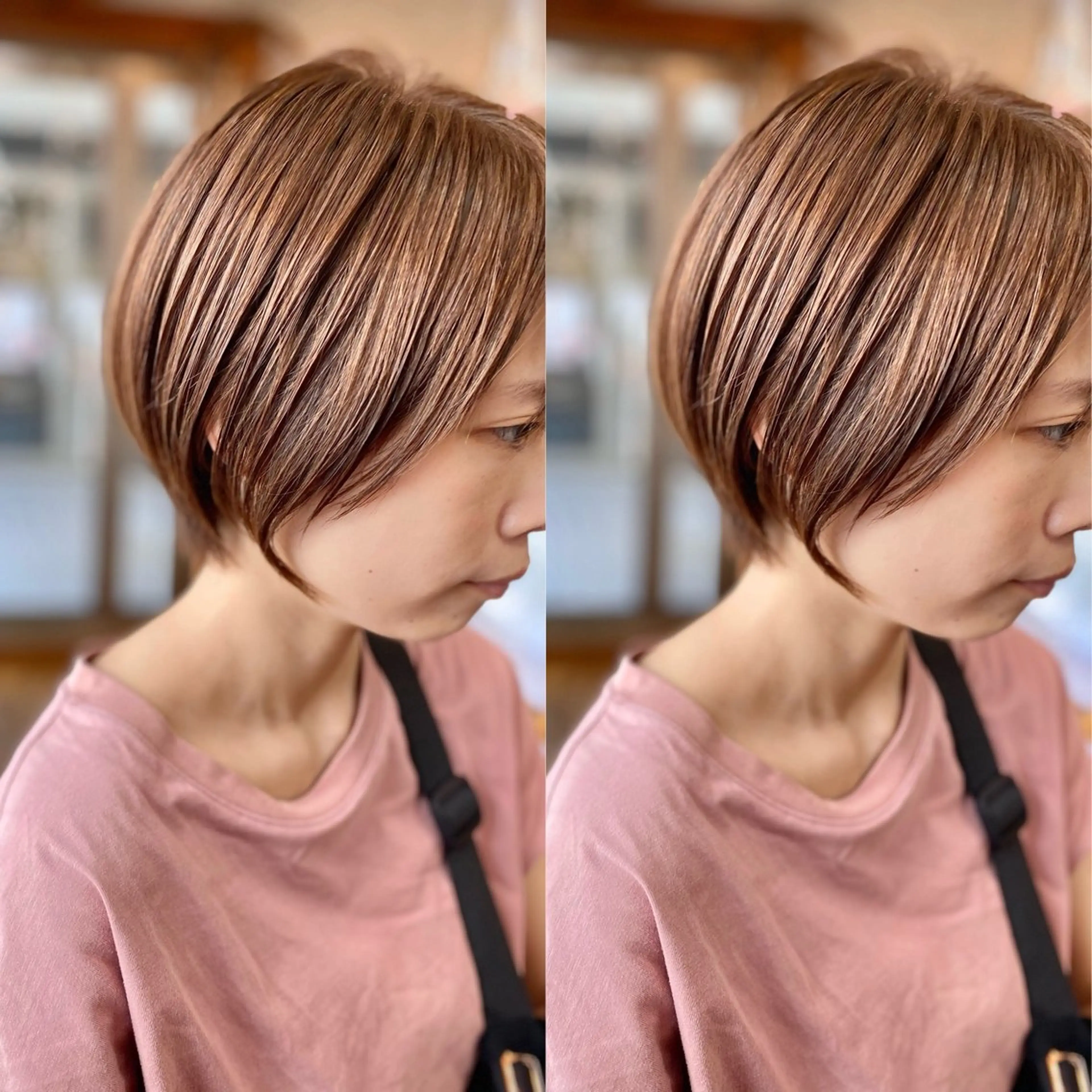 ショート カラー カット ヘアカラー 木村丈晴✂️ご来店 お待ちしてます😊のヘアスタイル