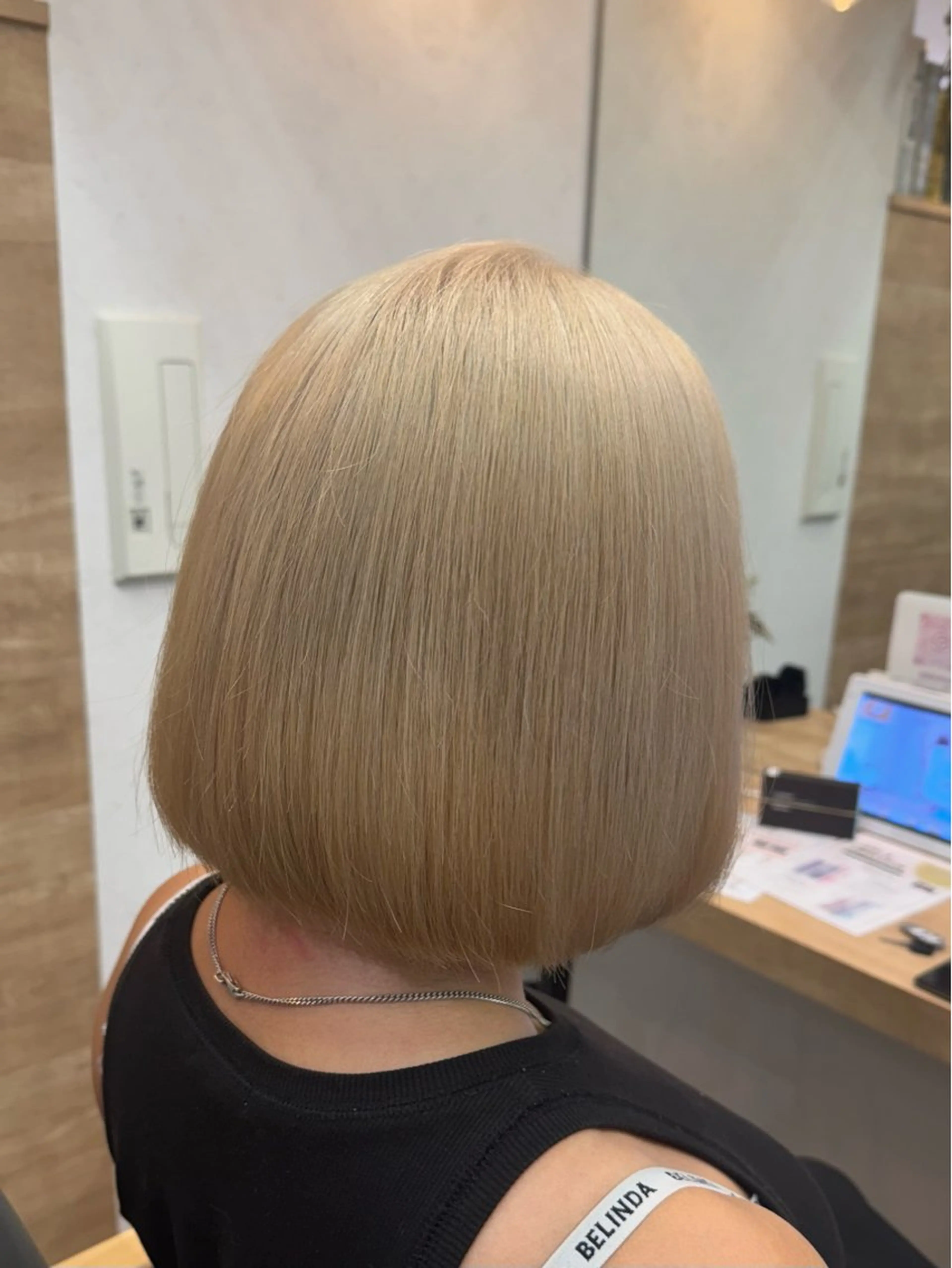 ミディアム 縮毛矯正/艶髪カラー /パーマ/ひふみ🌱のヘアスタイル