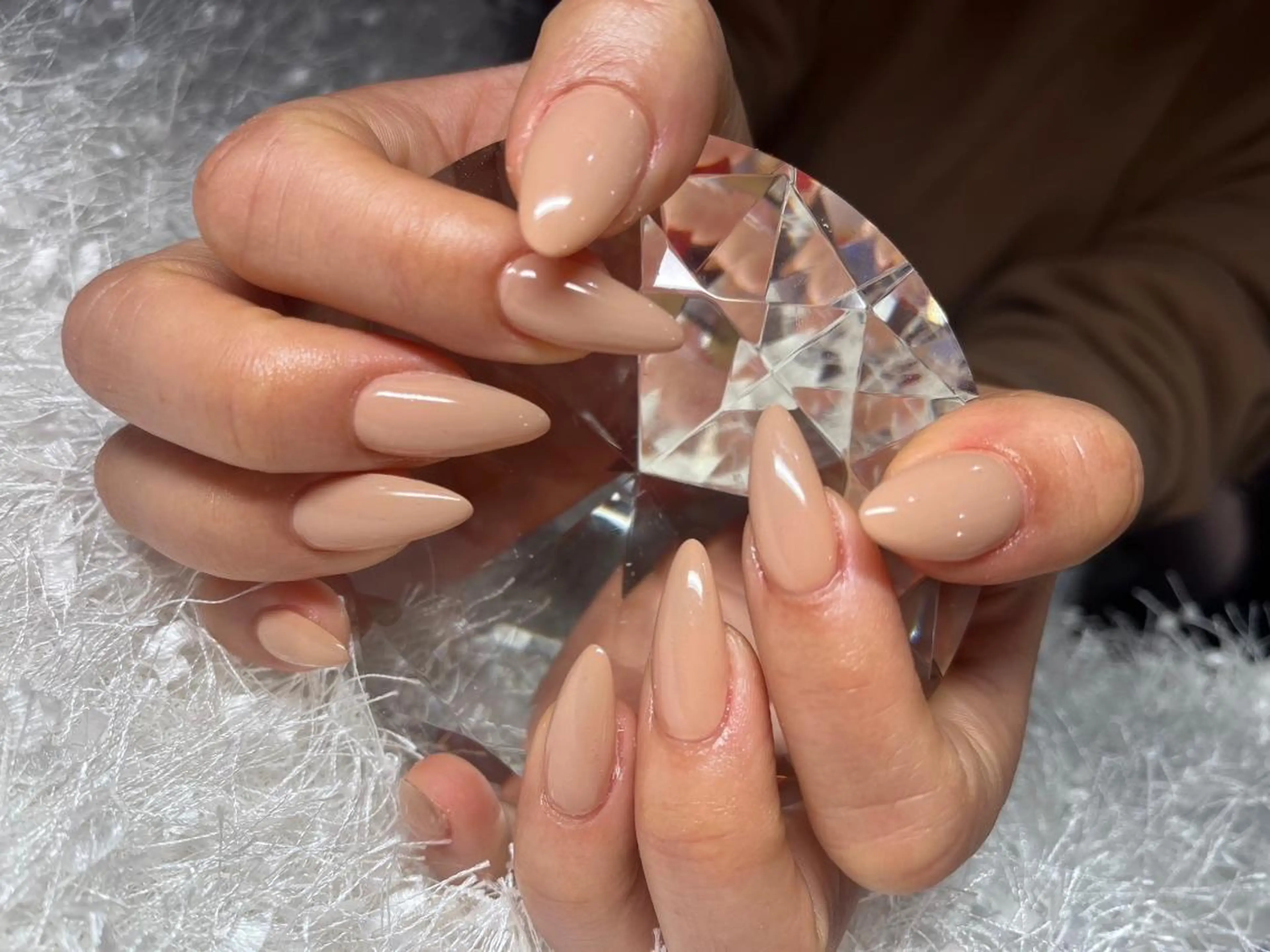 ネイル 長さ出し フレンチネイル ジェルネイル グラデーション 韓国ネイル ハンドネイル Nail&eye Belire 新宿のネイルデザイン