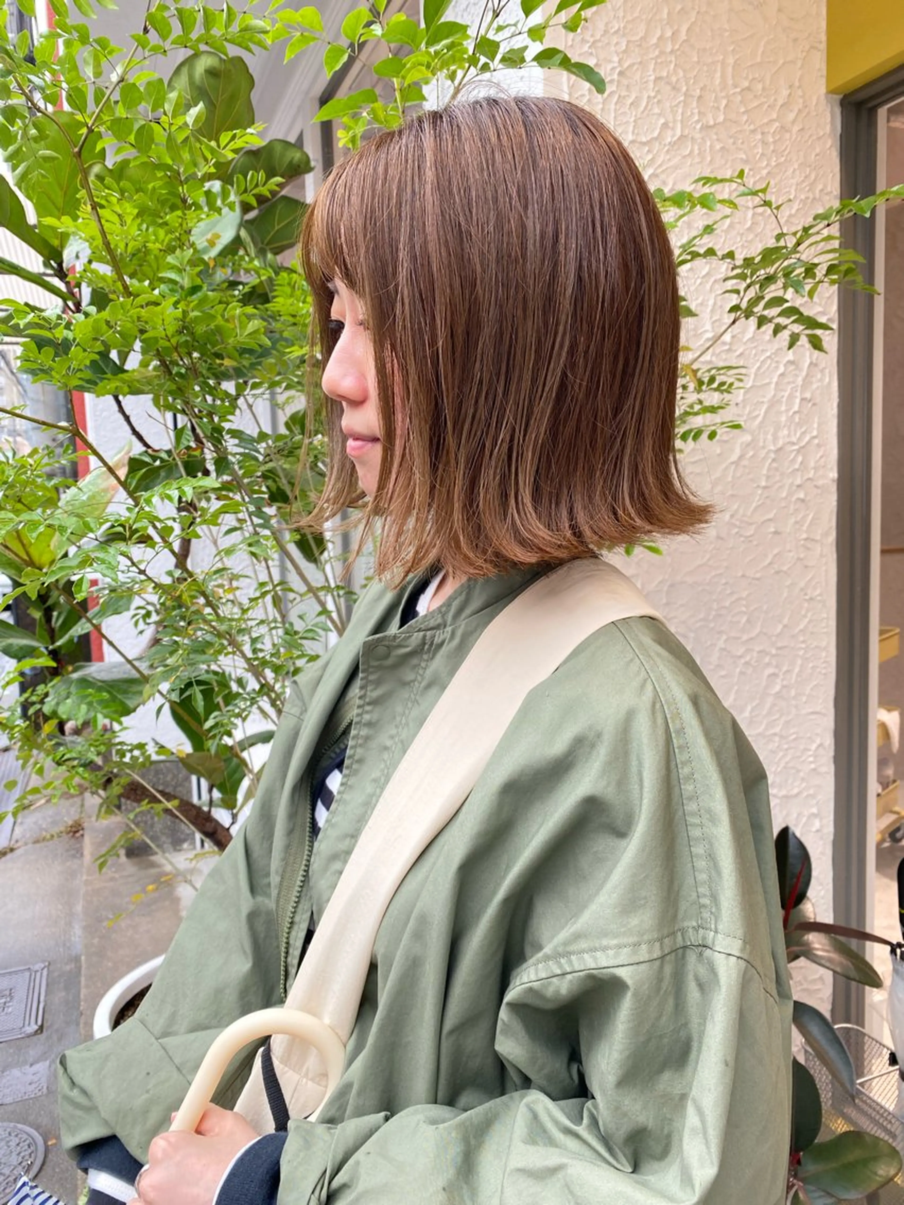 ミディアム カラー カット ヘアカラー トリートメント LOVESTOIKE 堂本のヘアスタイル