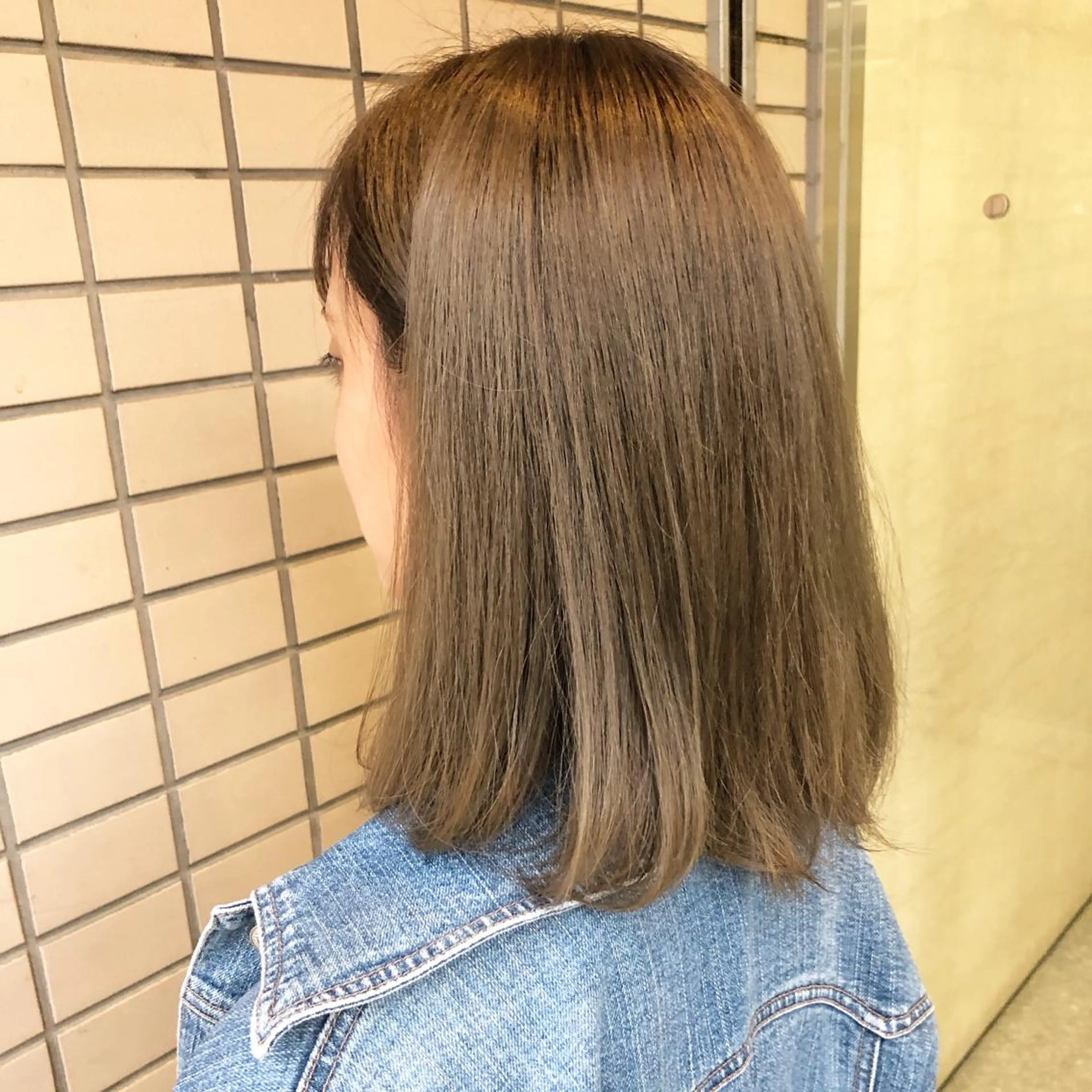 ミディアム キノシタ ナオユキのヘアスタイル