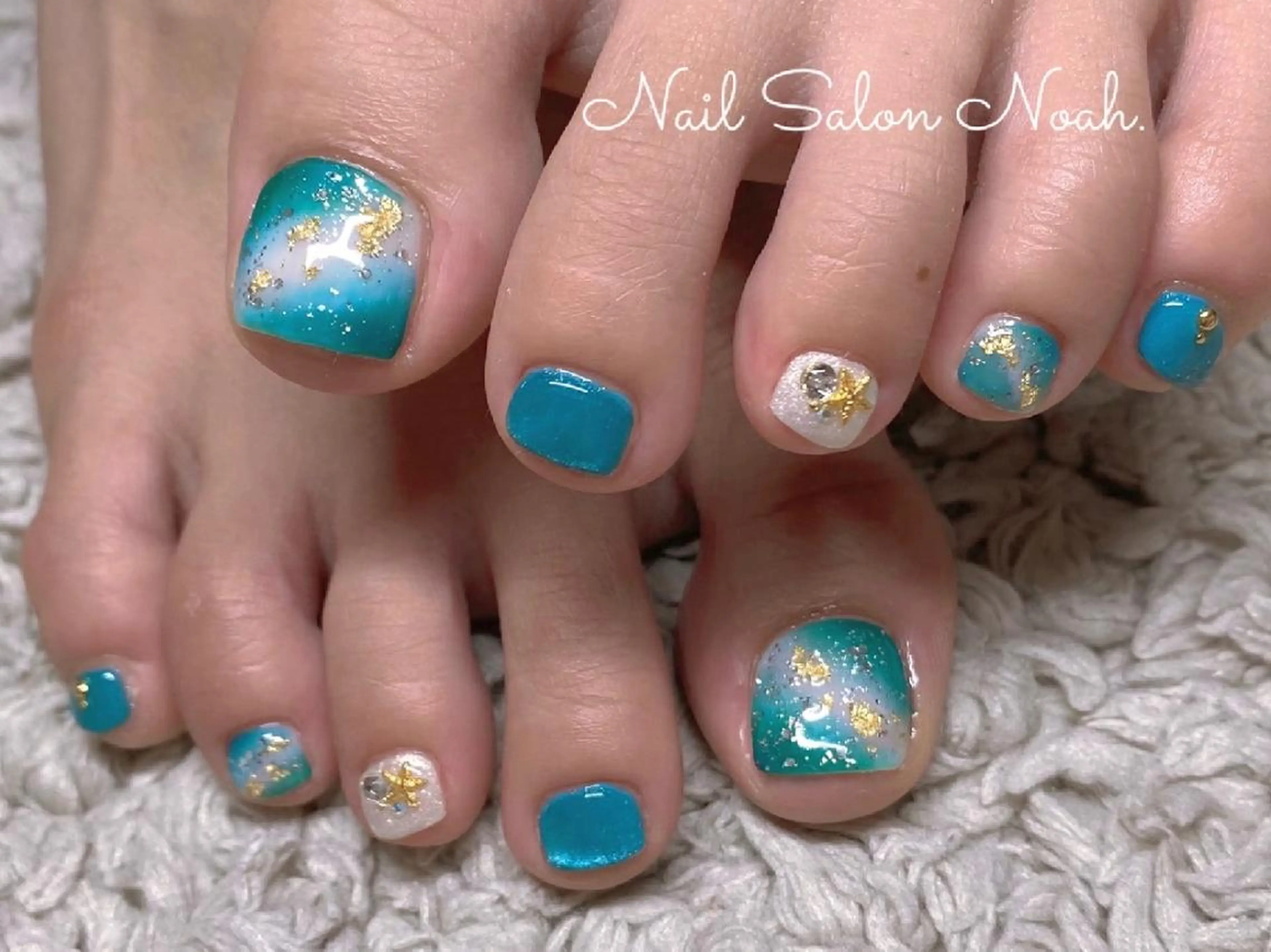 ネイル 持ち込み フットネイル Nail Salon Noah所属・Nail Salon Noah.のネイルデザイン