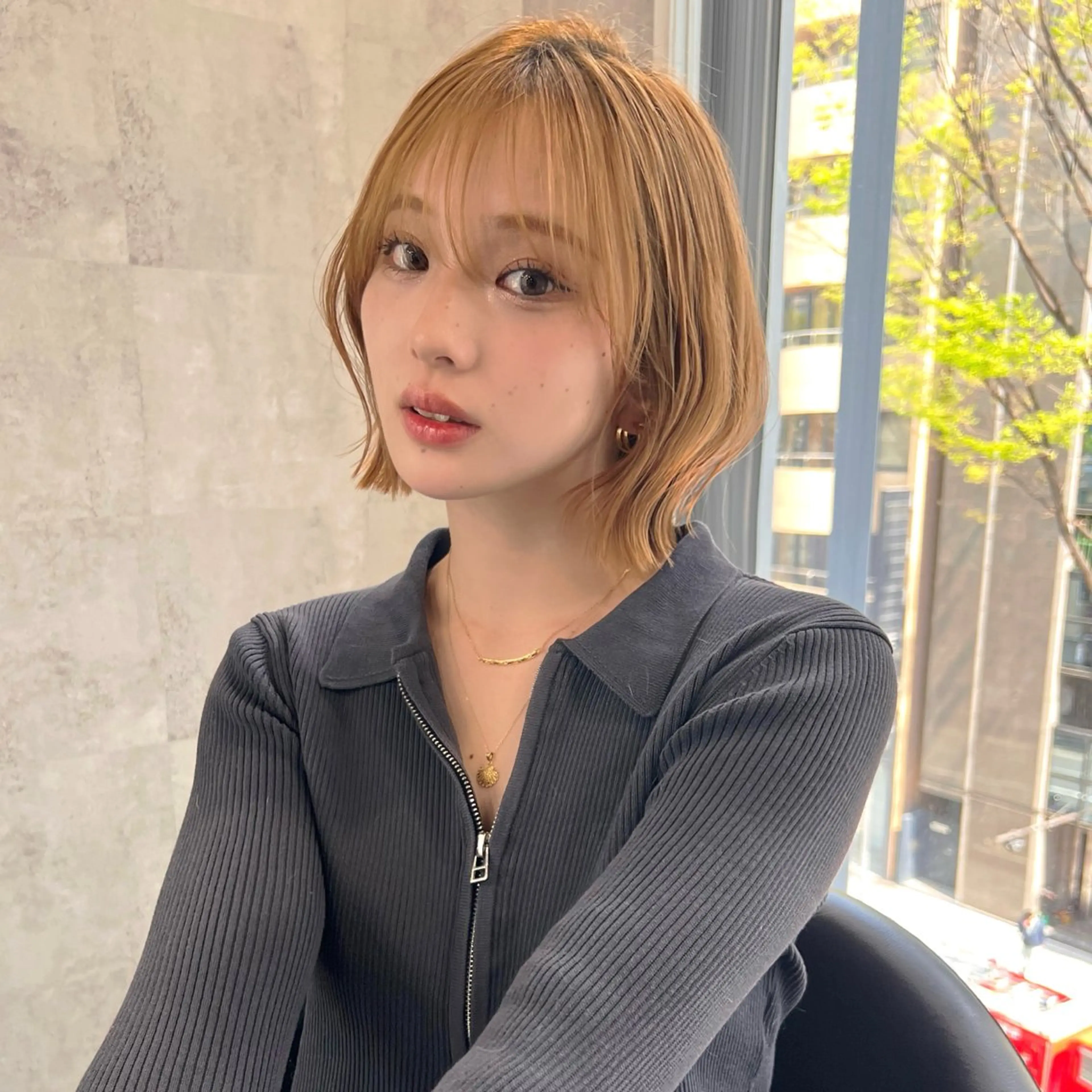 ミディアム カット ヘアカラー トリートメント LAVEL 代表 住吉　創のヘアスタイル