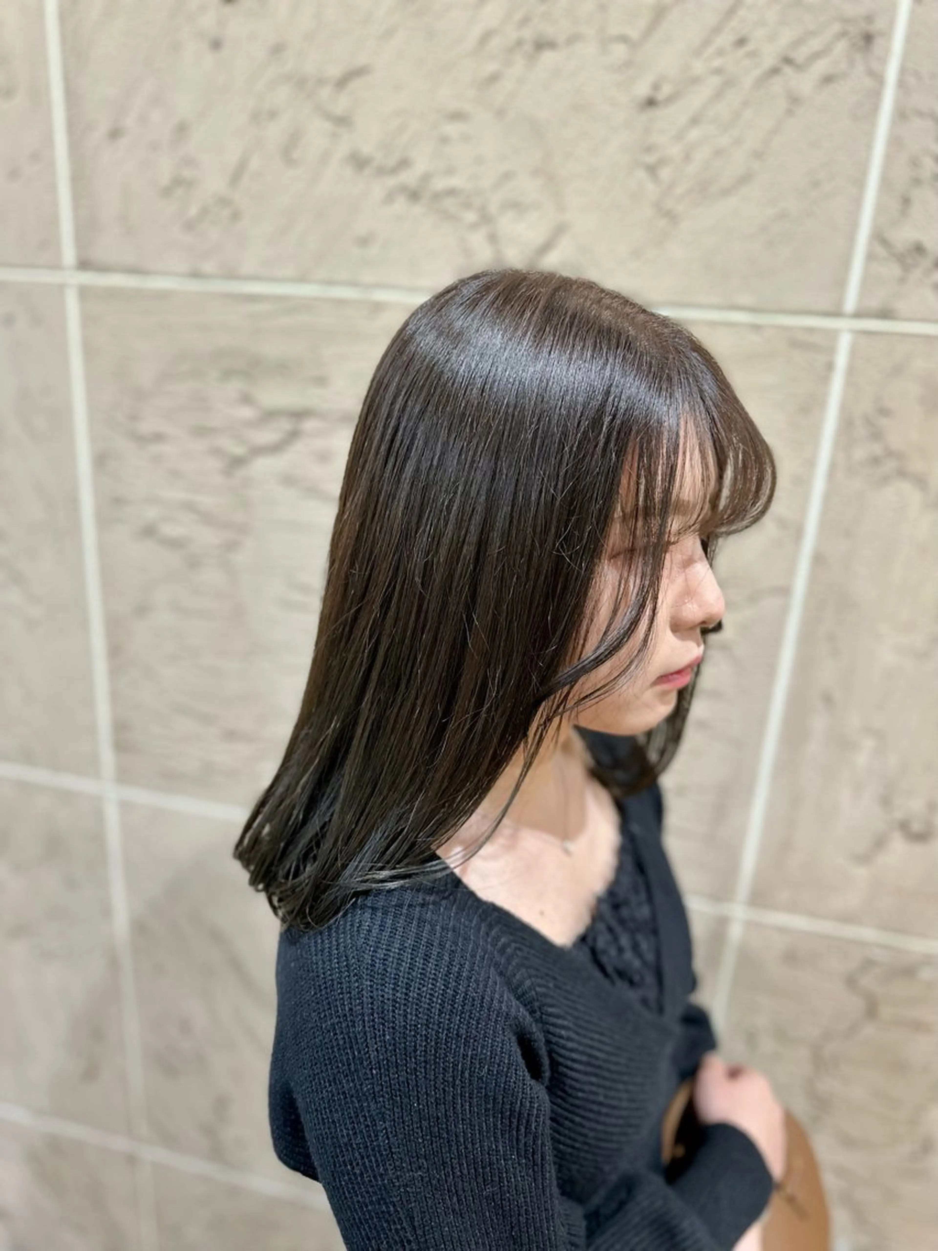 透明感アディクシーカラー＋ケアトリートメント🫧の写真