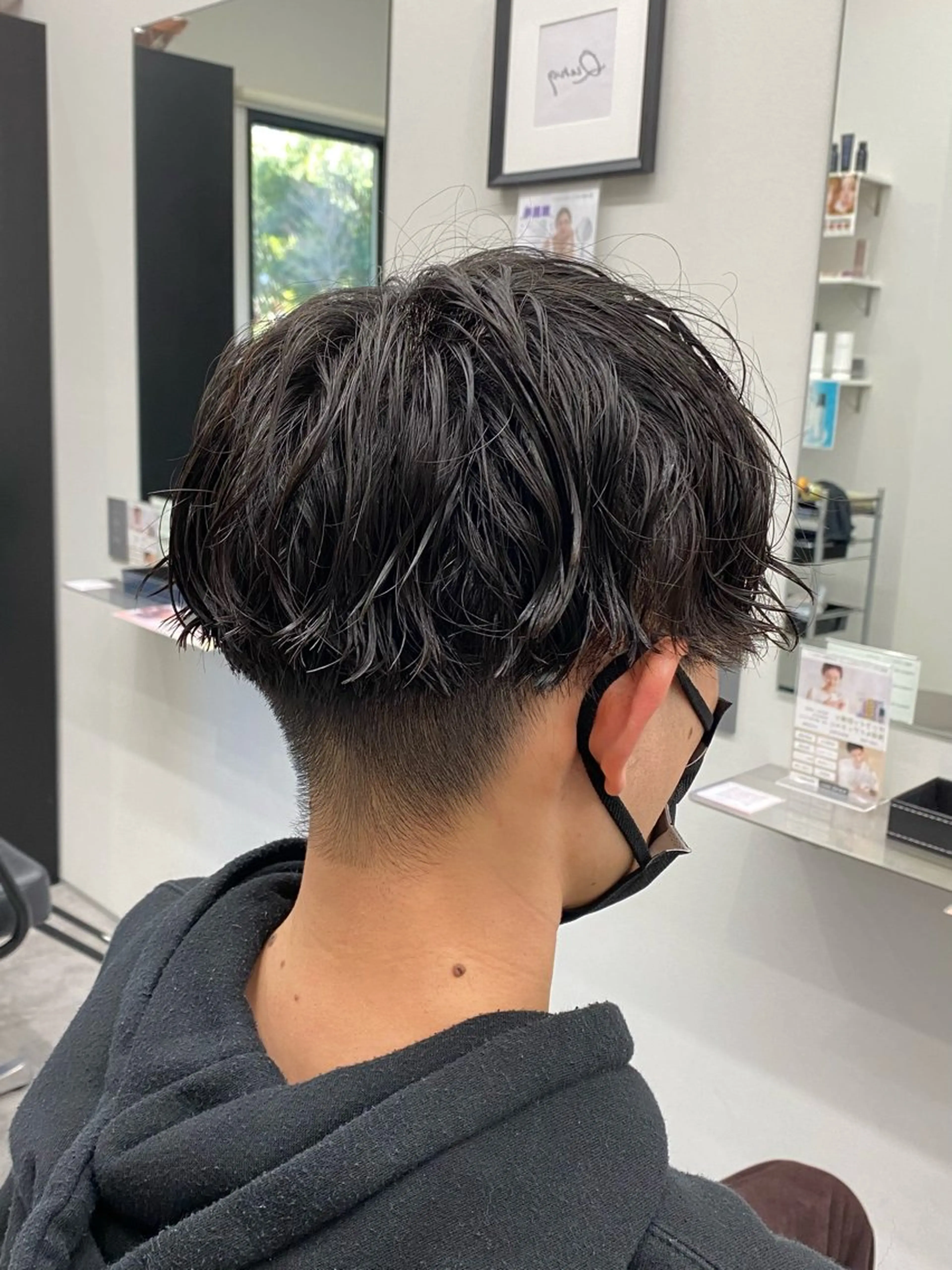 メンズ メンズパーマ カット パーマ トリートメント 今吉舞美 /ケアパーマ/鎌取のヘアスタイル