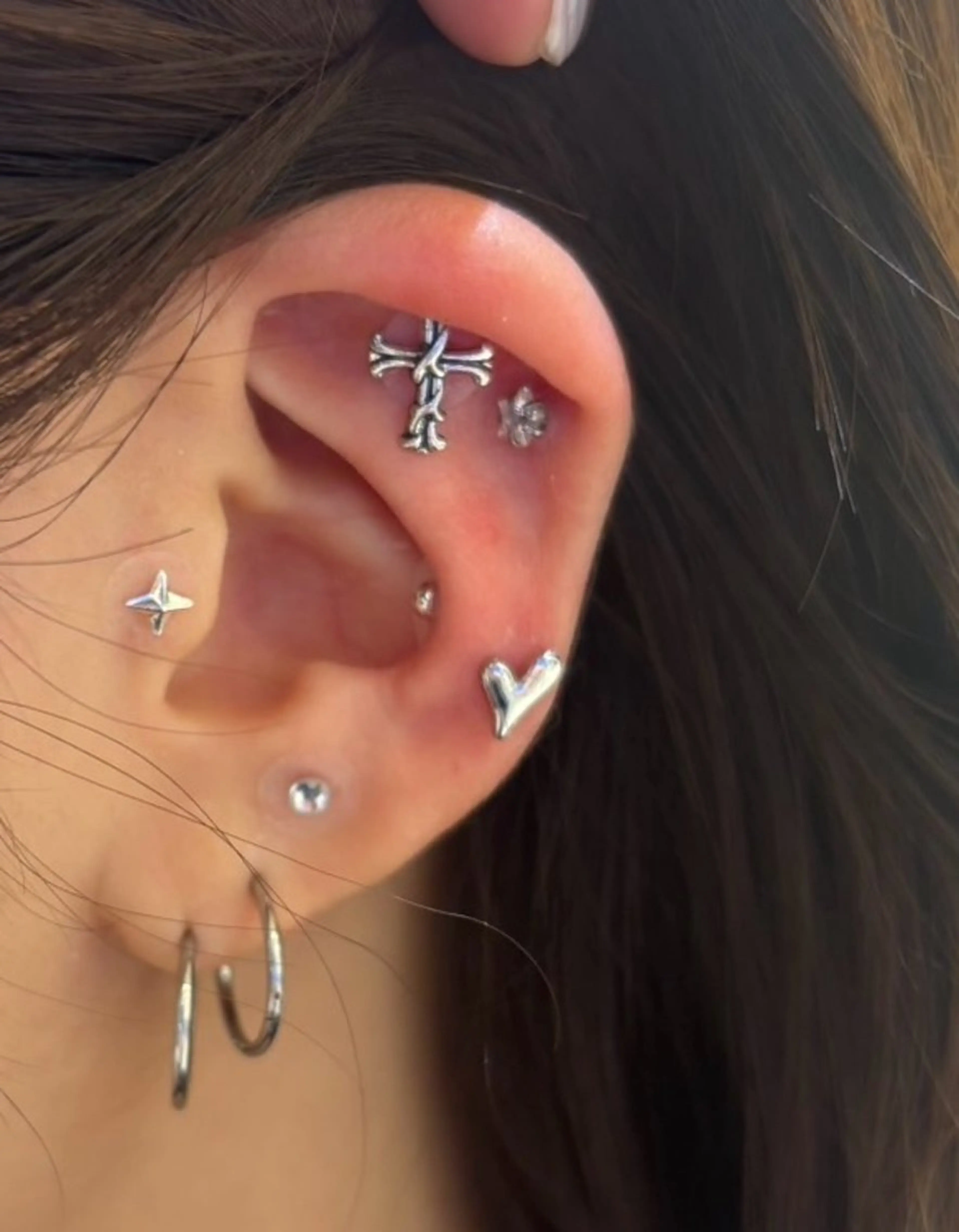 セミロング ヘアカラー トリートメント 🫧オリーブ/赤み消 し/暗髪🫧野本麗奈のヘアスタイル