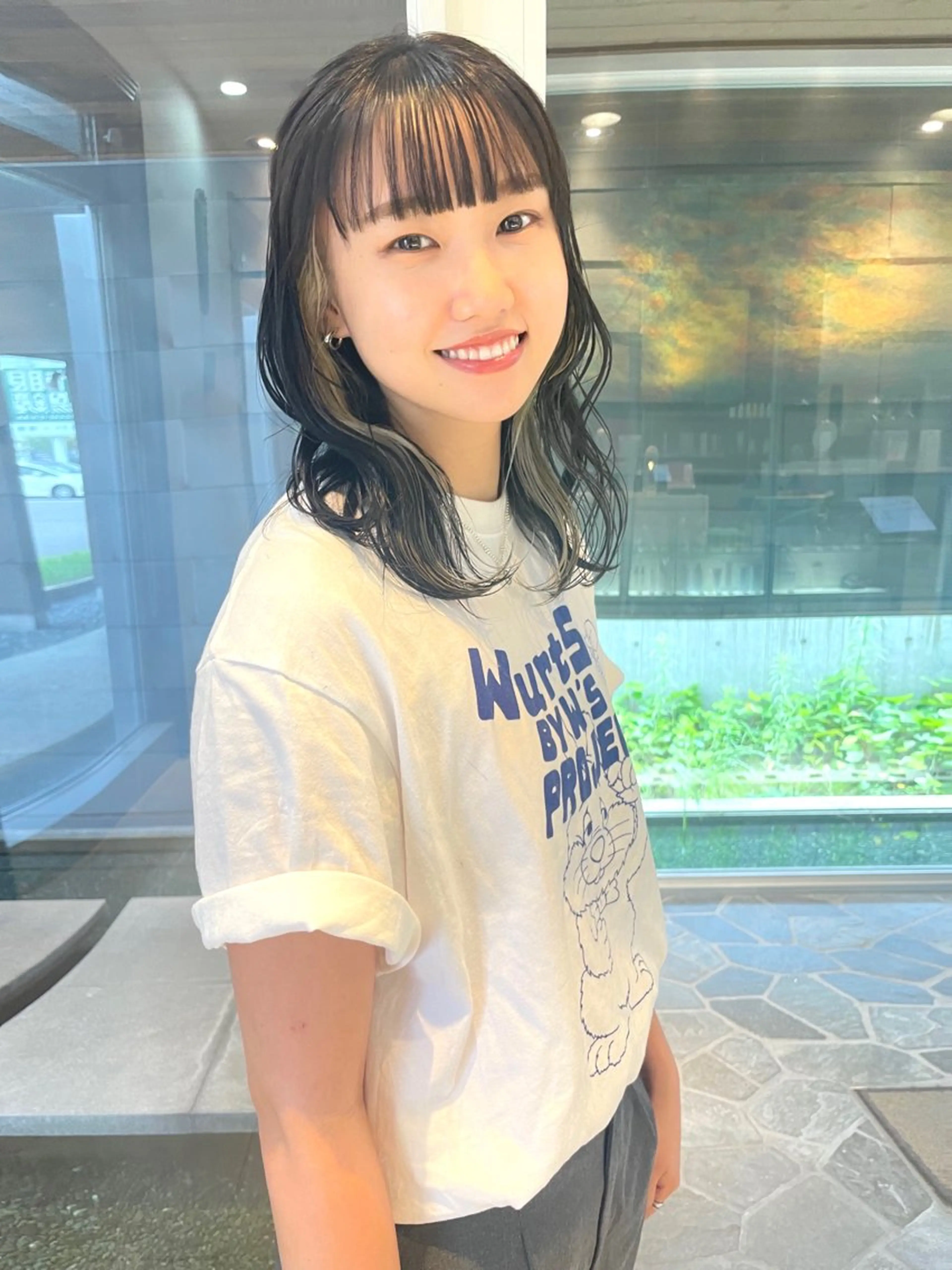 セミロング カラー 🌈高田大夢似合わせ 透明感カラー🌈のヘアスタイル