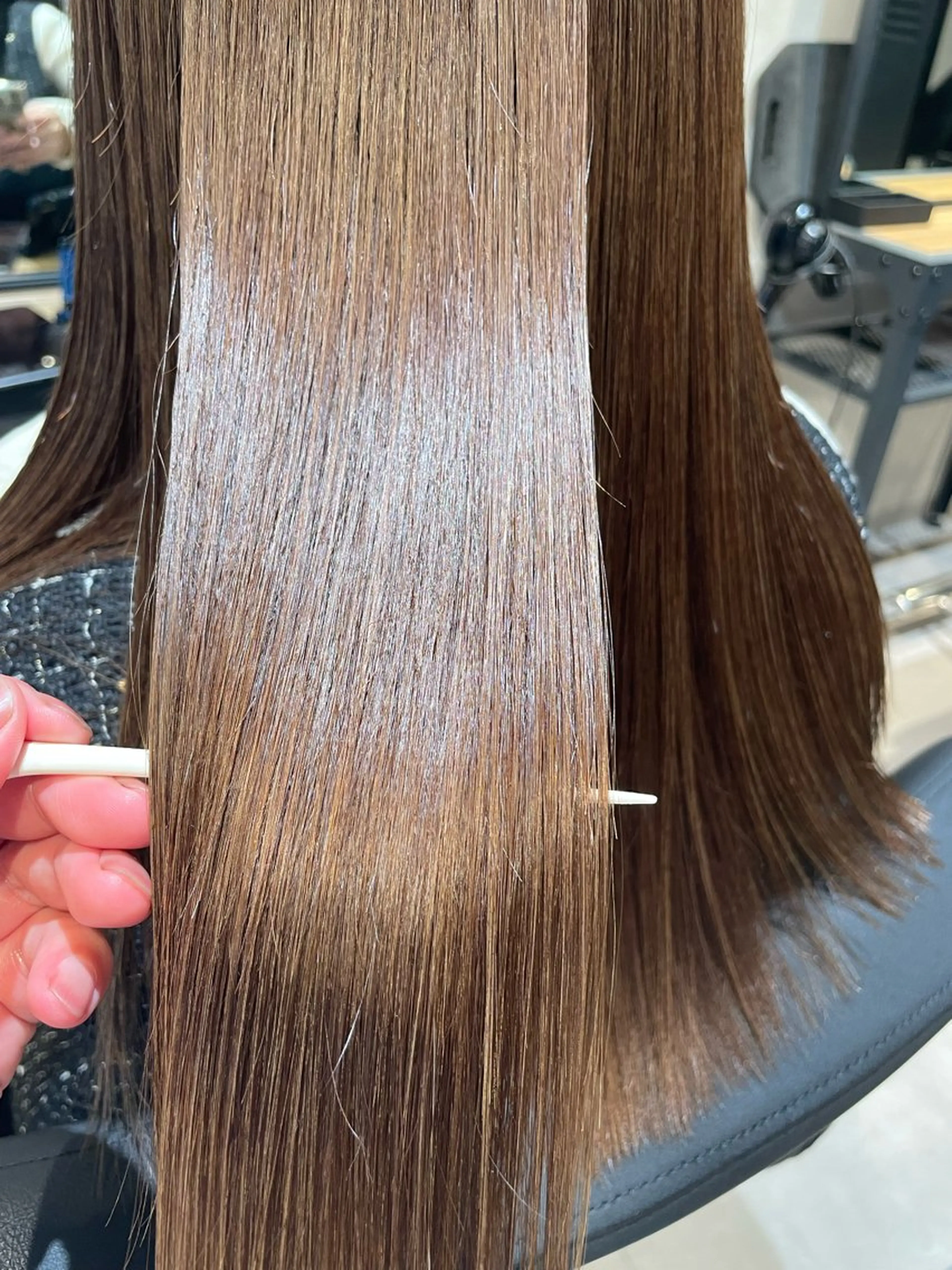 カット＋髪質改善縮毛矯正＋オリジナルトリートメントの写真