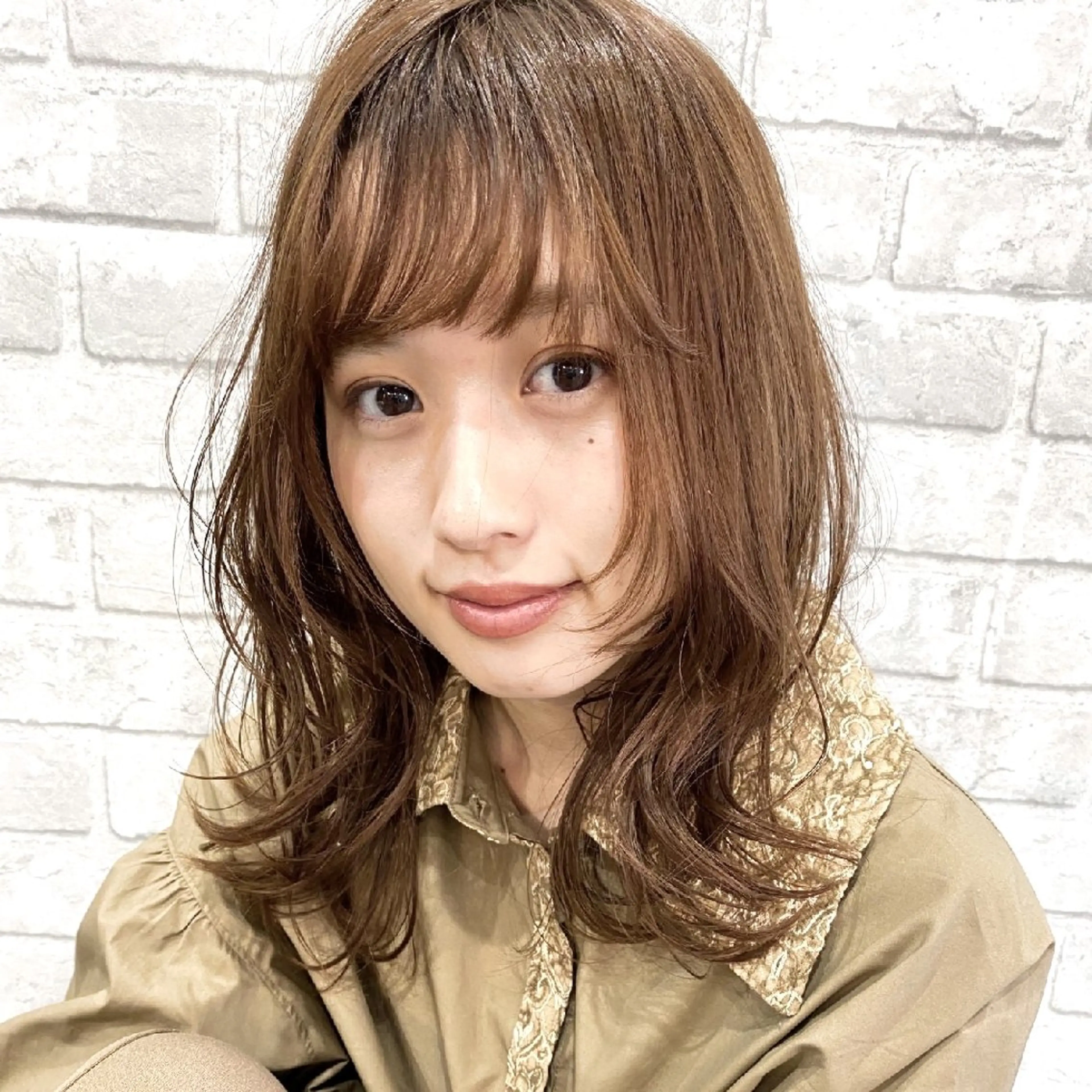 🤎❤️🧡💛似合わせカット🤍💚💙💜🖤の写真