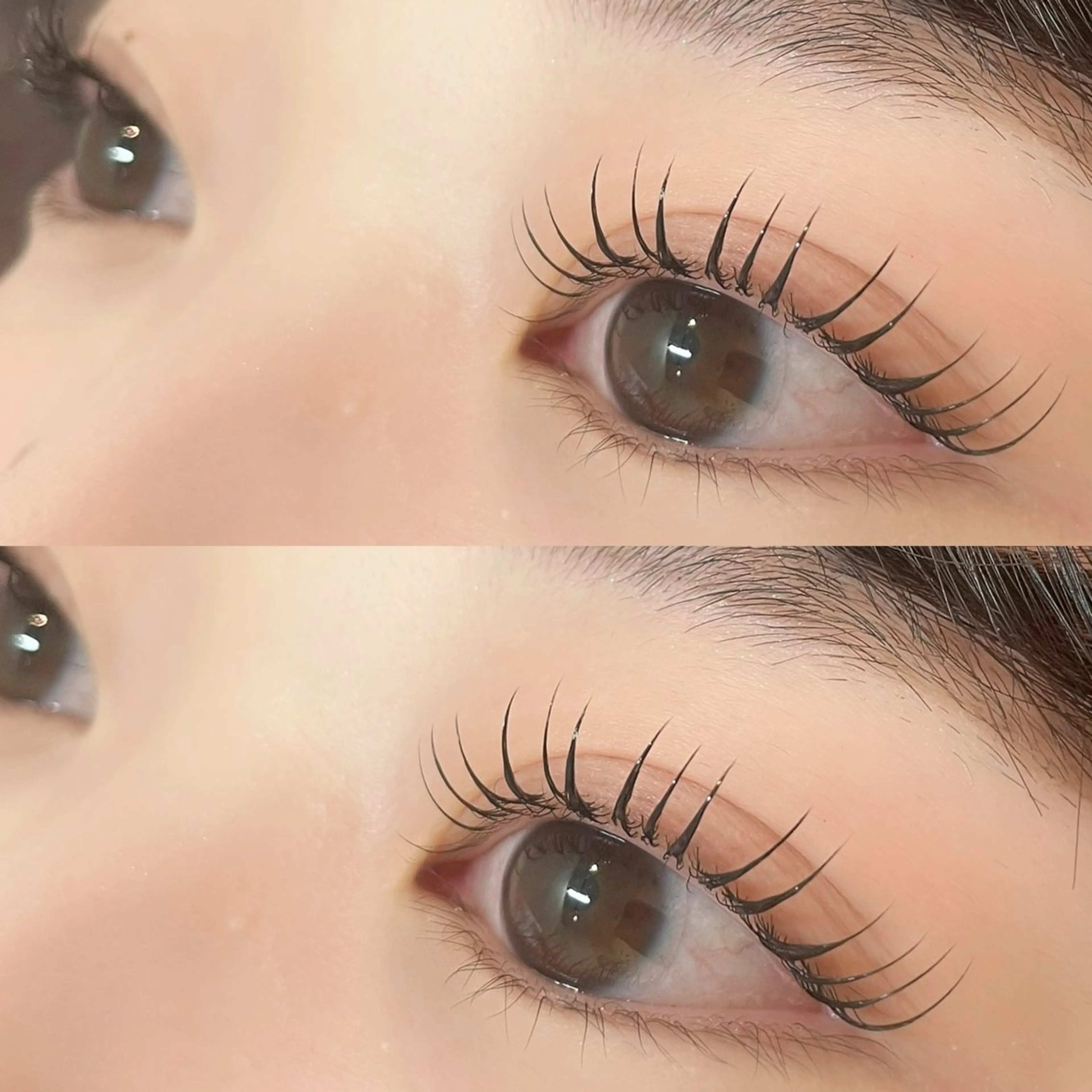 マツエク・マツパ 目尻長め ナチュラル 𝕄𝕆ℕ𝔻 🤍 𝔸𝕐𝔸𝕂𝔸のマツエク・マツパデザイン