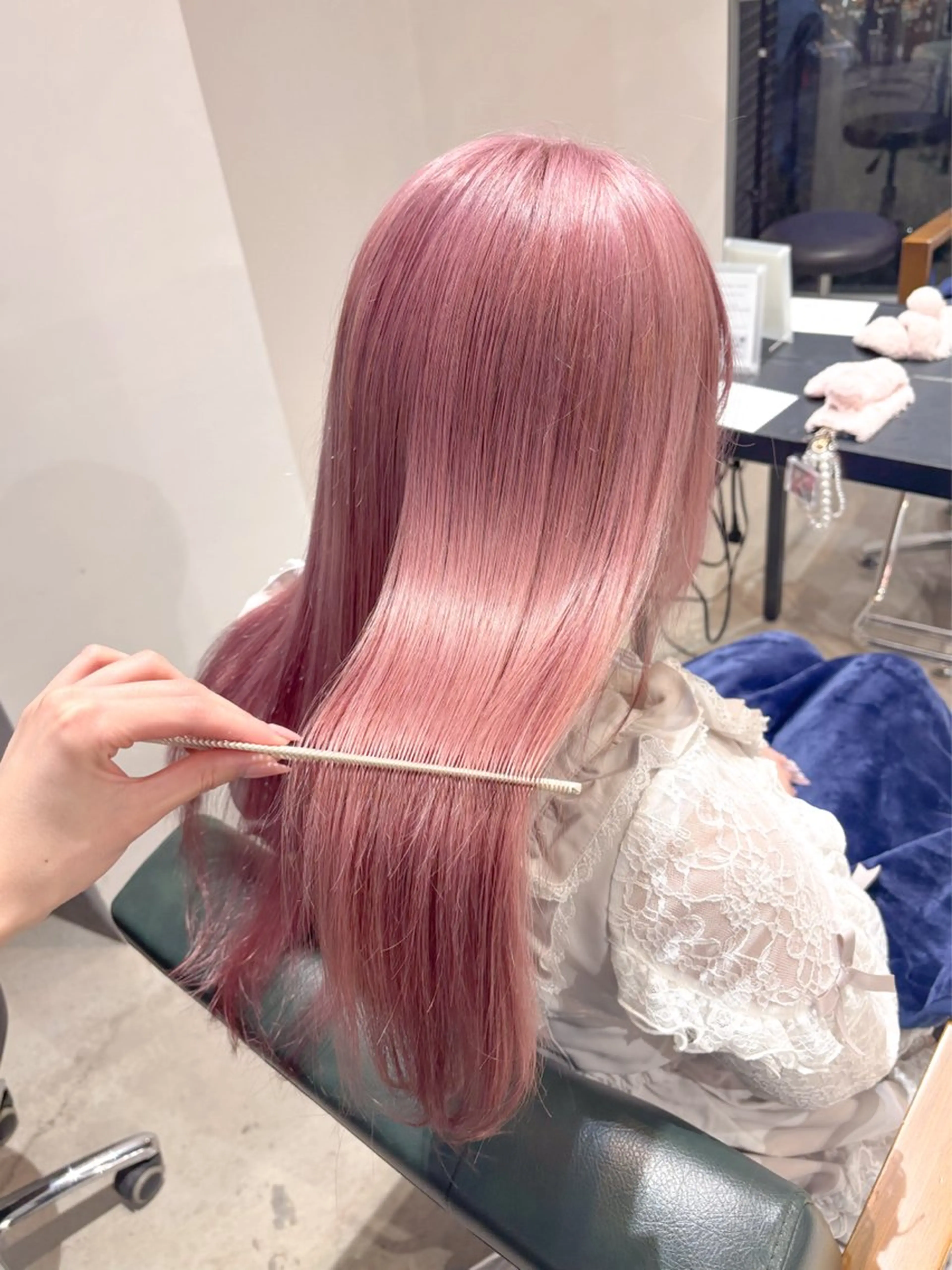 ロング カラー あ あのヘアスタイル