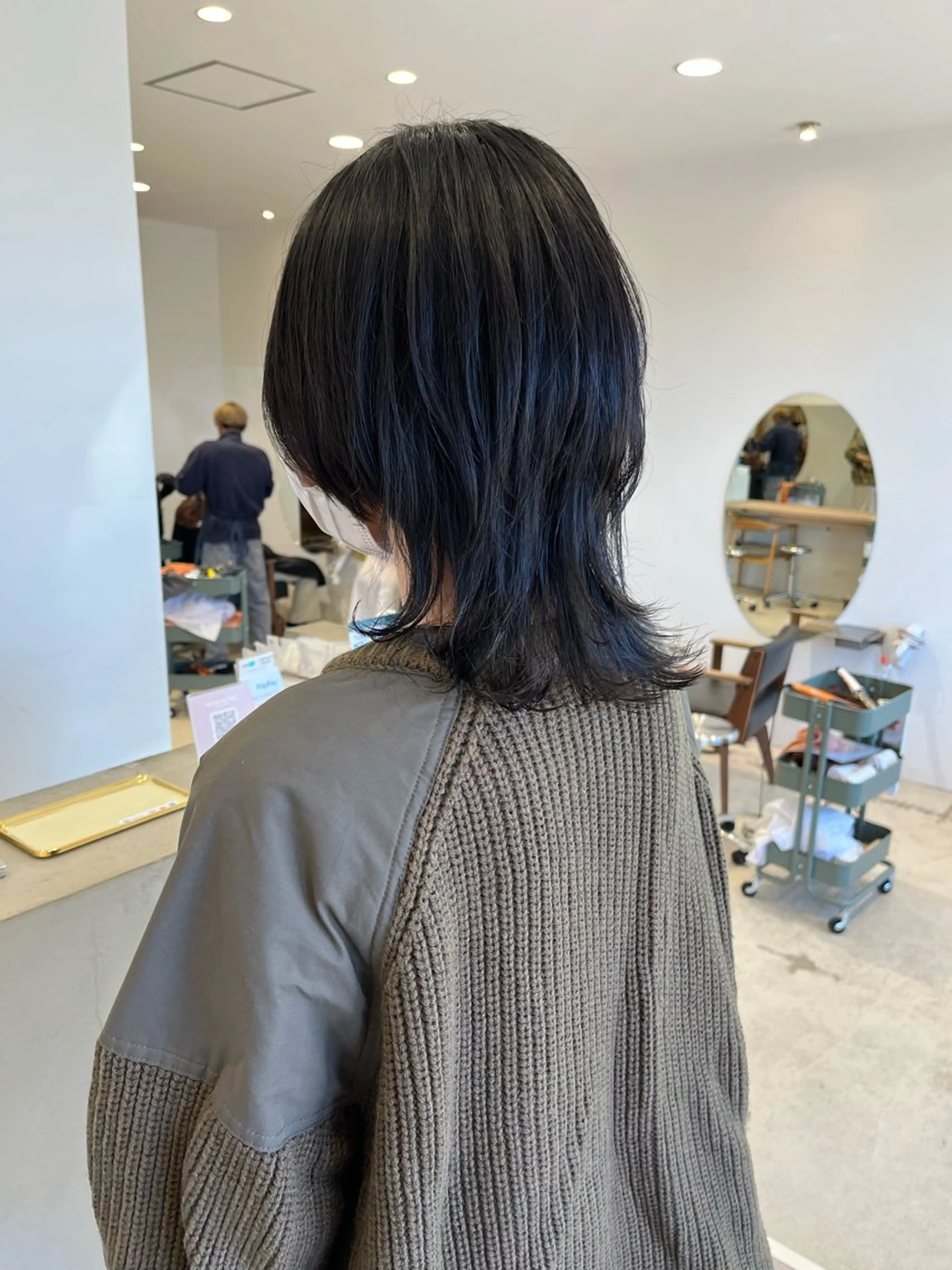 ミディアム ウルフカット yunica所属・yunica manaeのヘアスタイル