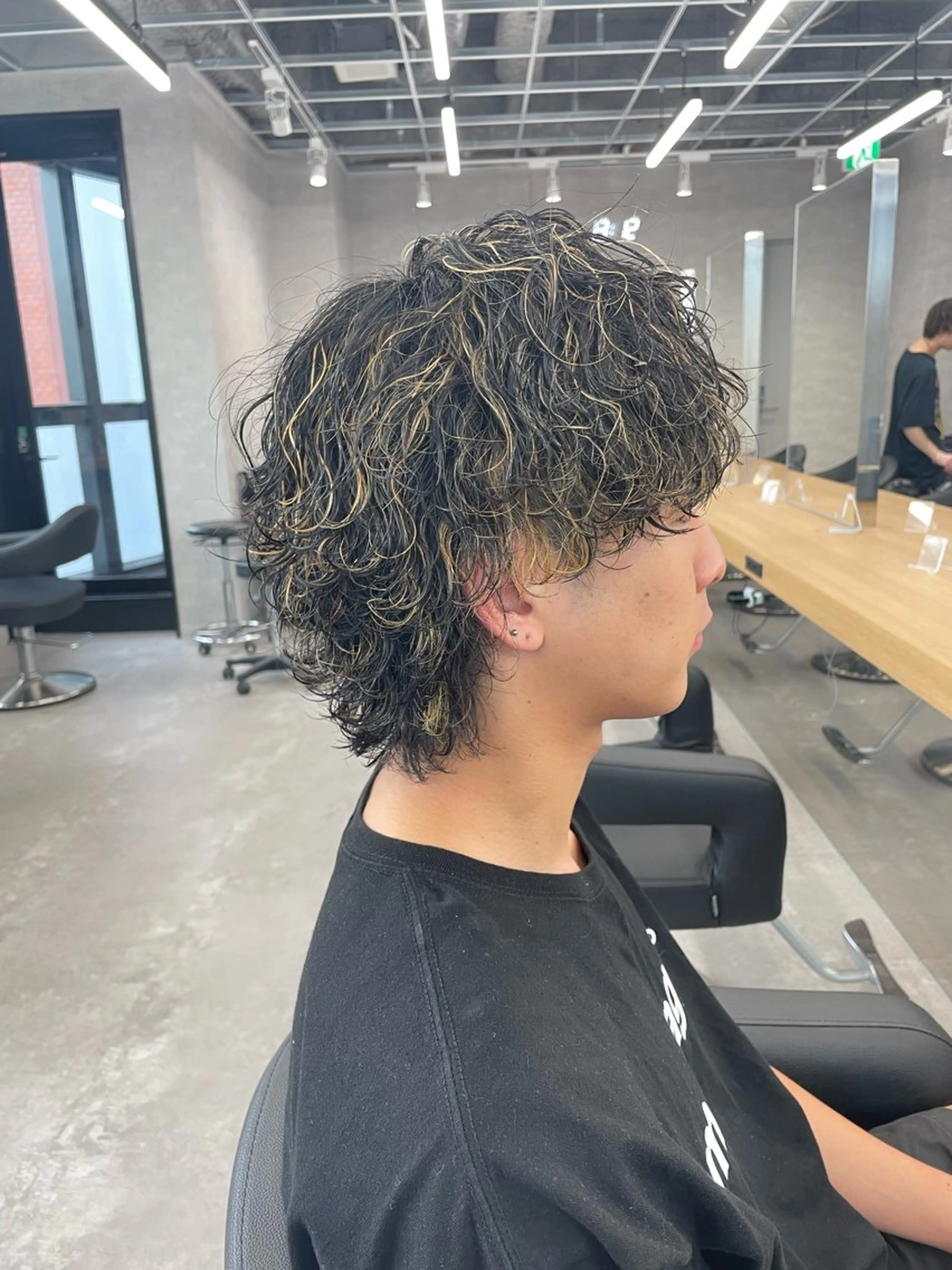 パーマ メンズ カット パーマ トリートメント ヘッドスパ ヘアセット イケメン製造機 🔥上原沙羅🔥のヘアスタイル