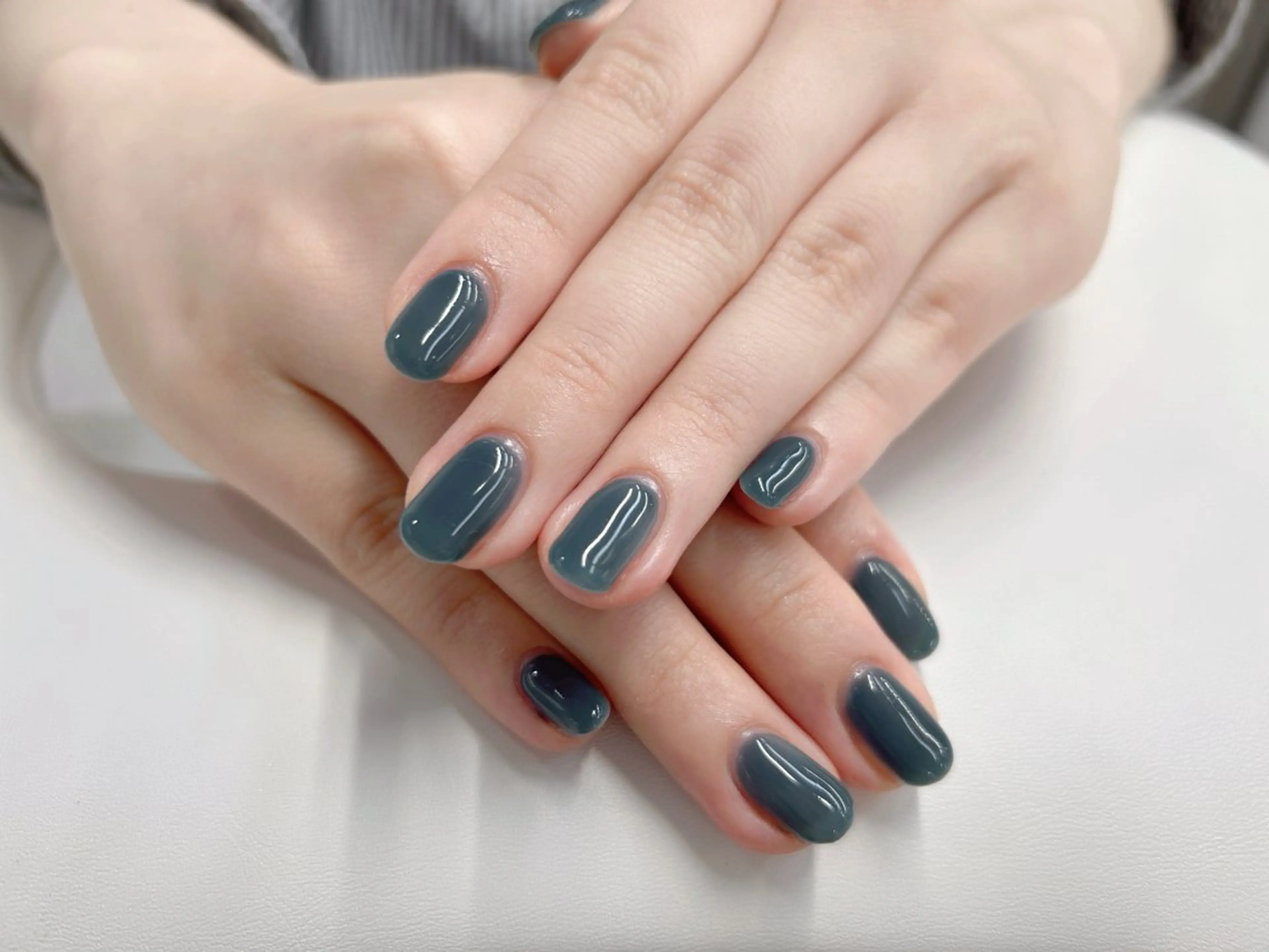 【Hand】 🩵ワンカラー🩵ジェルオフ無料🩵の写真