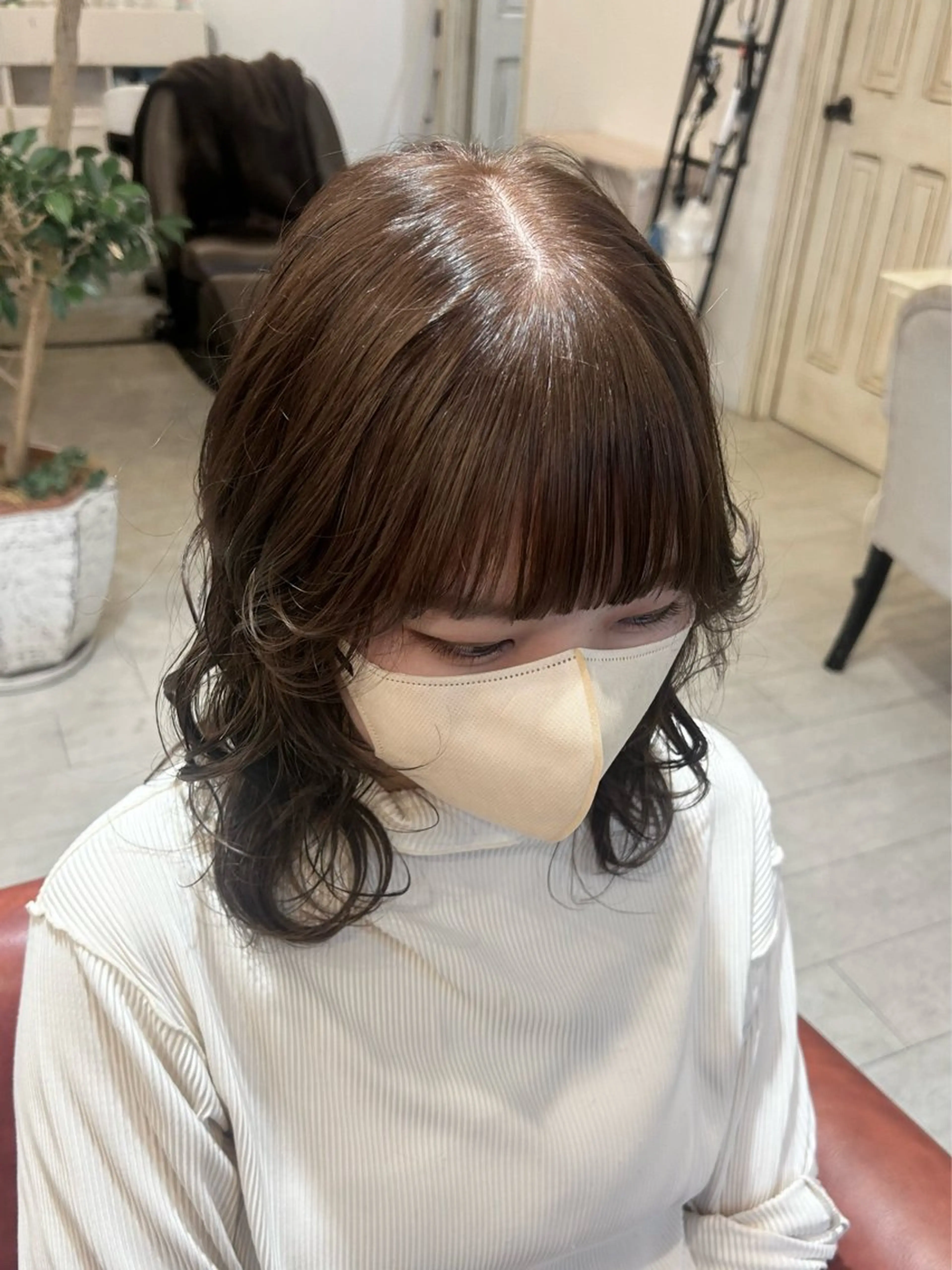 ミディアム カラー and c yumeのヘアスタイル