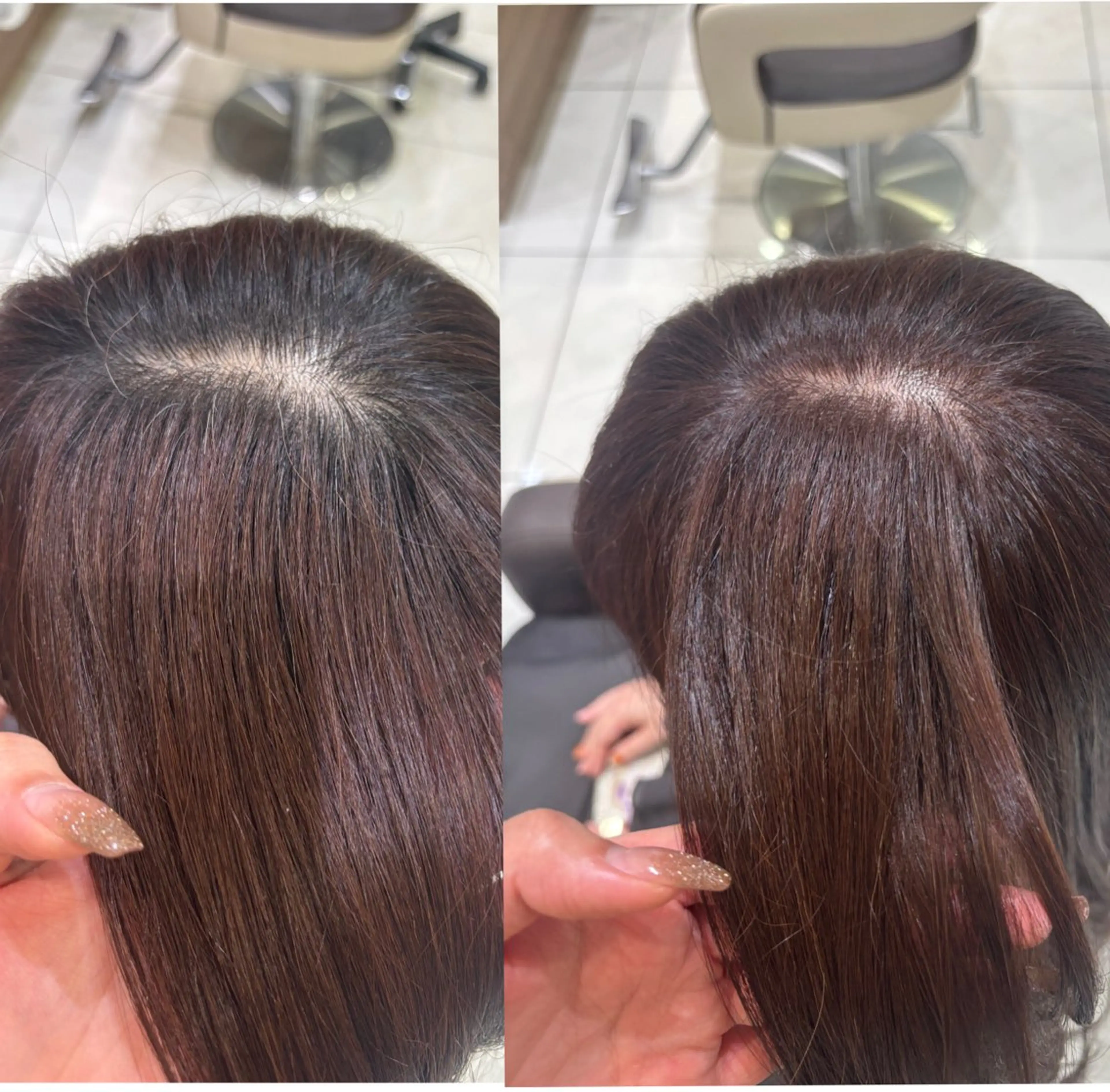 ロング カラー ヘアカラー トリートメント ☁🫧縮毛矯正 /春奈🪽🫧のヘアスタイル