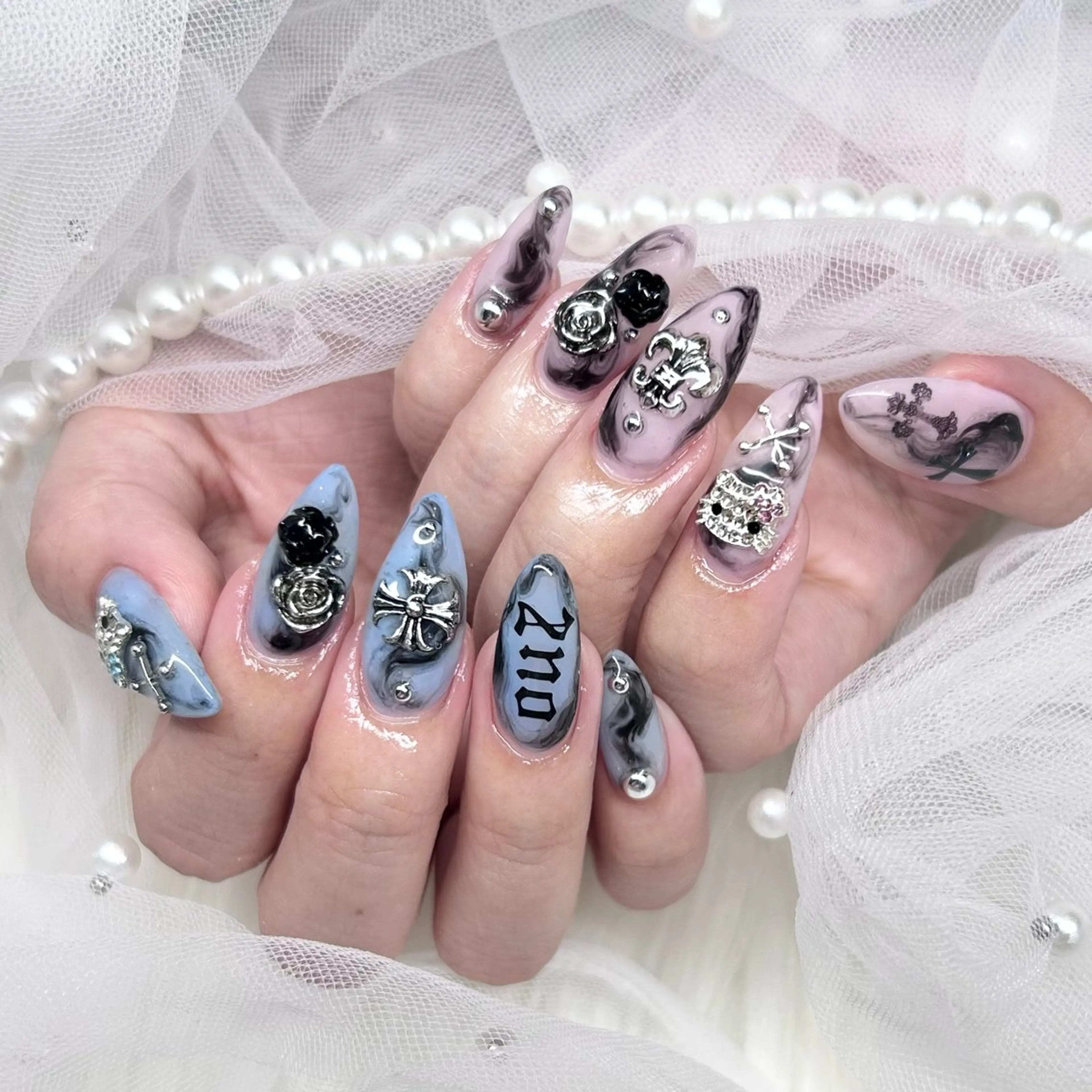 ネイル ハンドネイル Lumo所属・めろち ちゃんのネイルデザイン