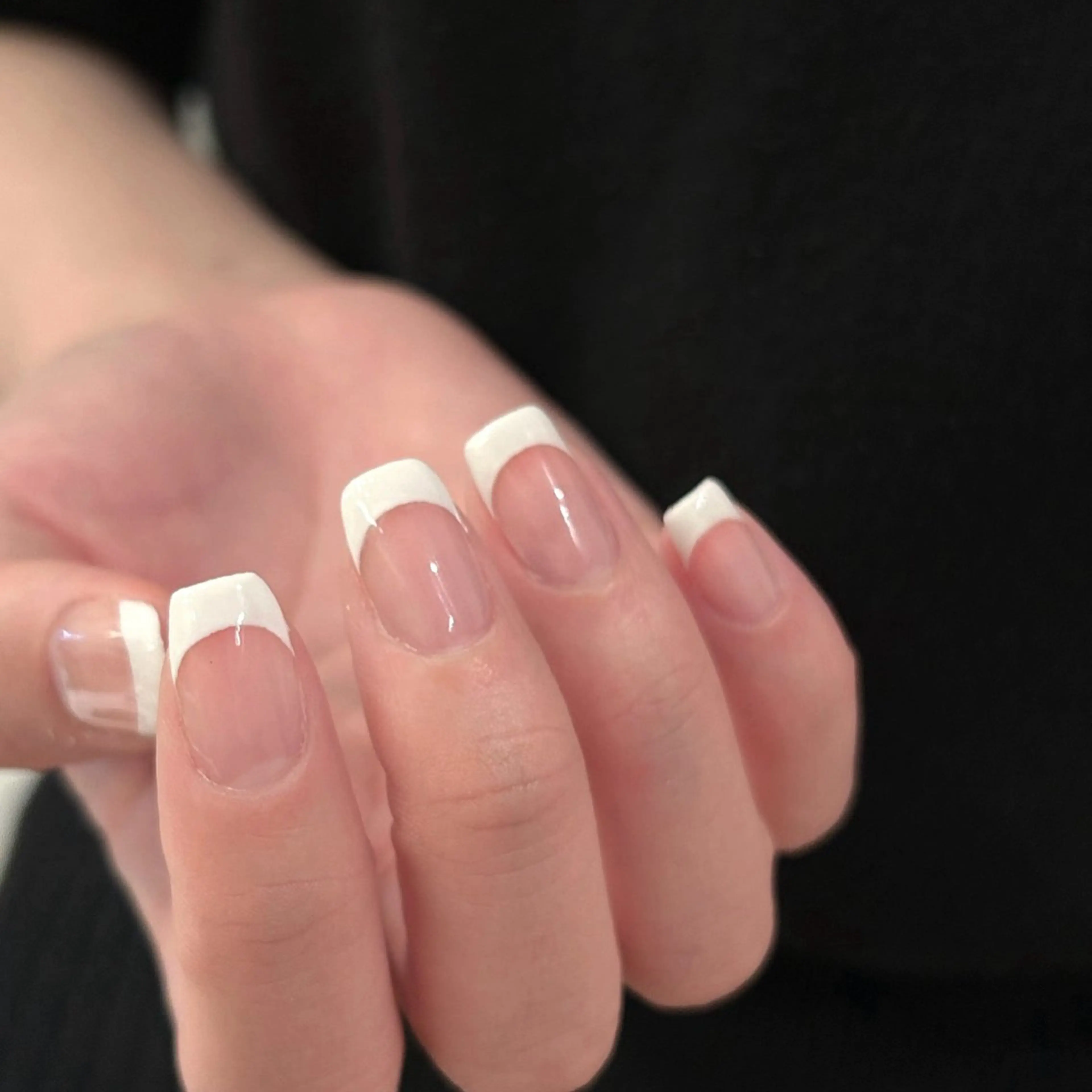 ネイル フレンチネイル PU＋ON. nail works所属・Jr.nailist ayaのネイルデザイン