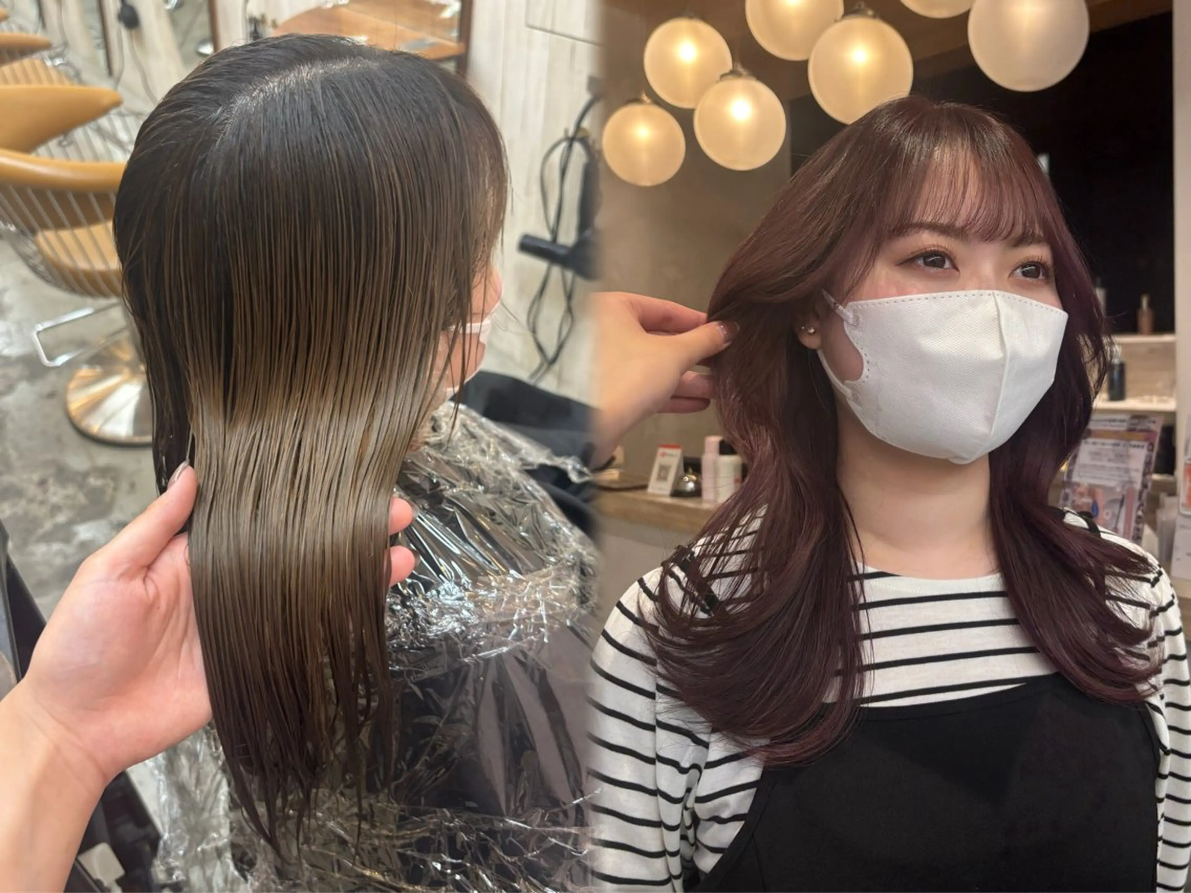 【💝💝 暖色系カラー 💝💝】カラー+1stepトリートメント   リファの頭皮ケアブラシ付き‼️の写真