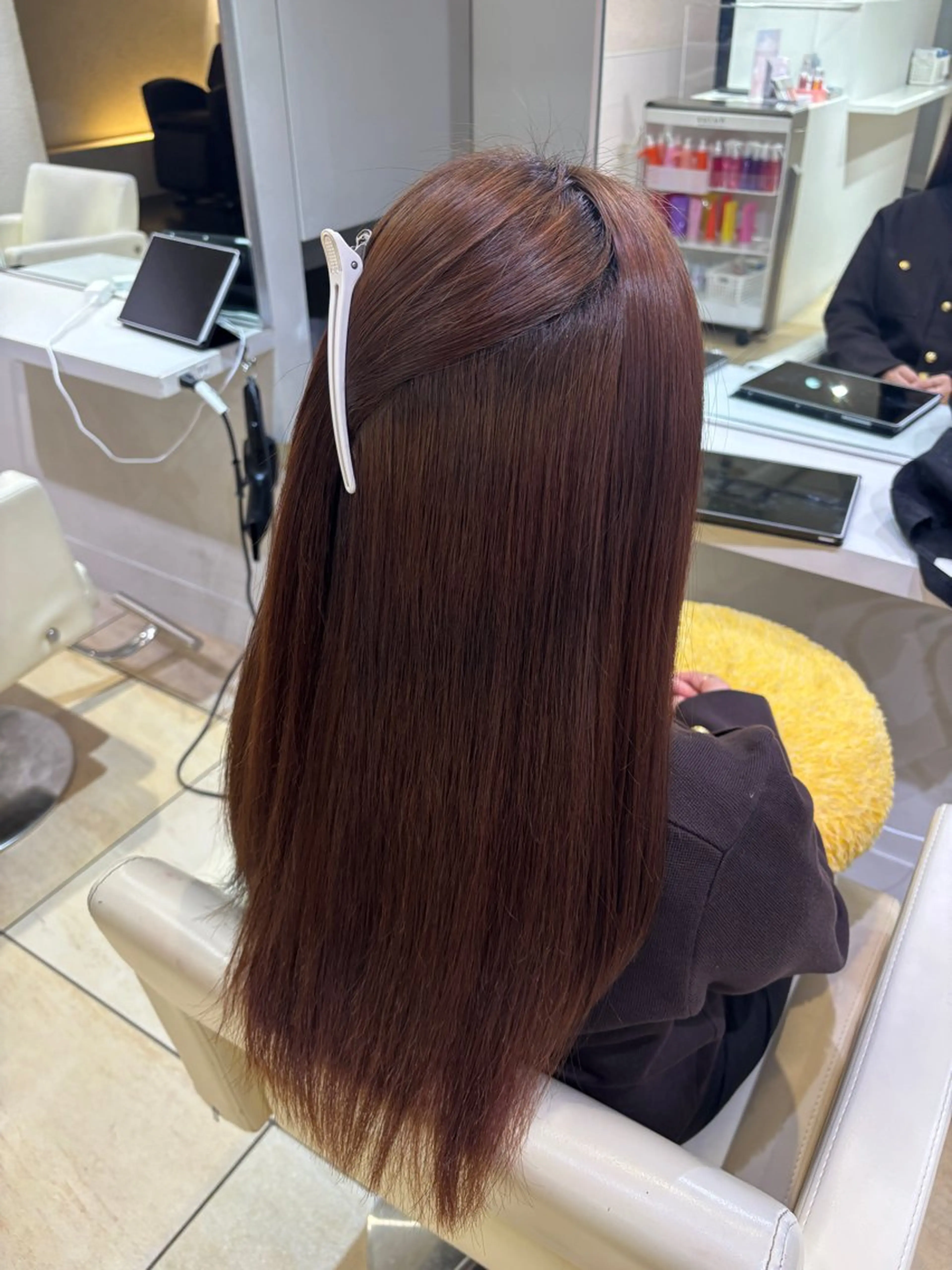 ロング 縮毛矯正 より♡ モデル募集中🎀のヘアスタイル