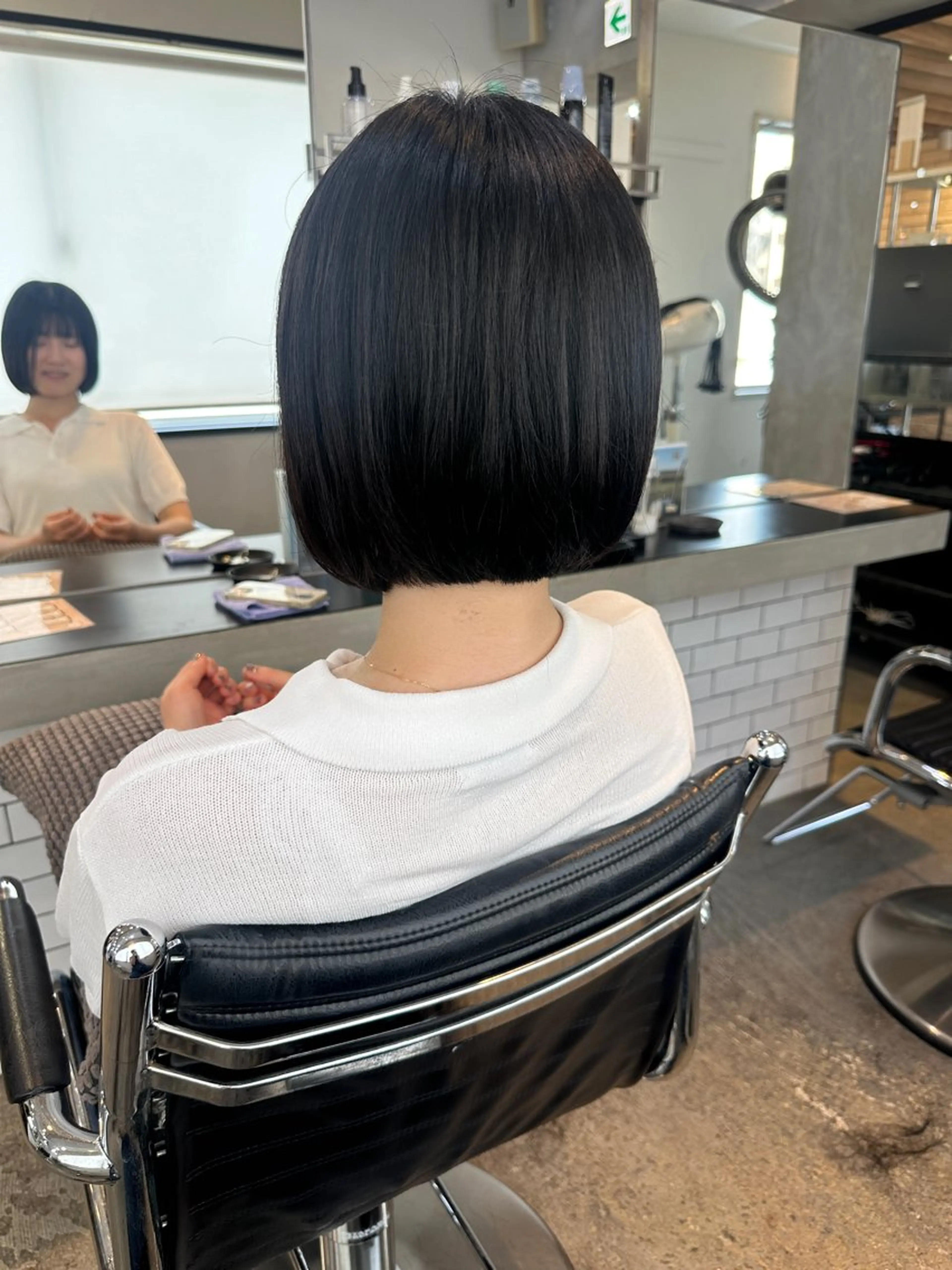 ショート カラー ヘアアレンジ ボブ stylist/蛯谷 珠里のヘアスタイル