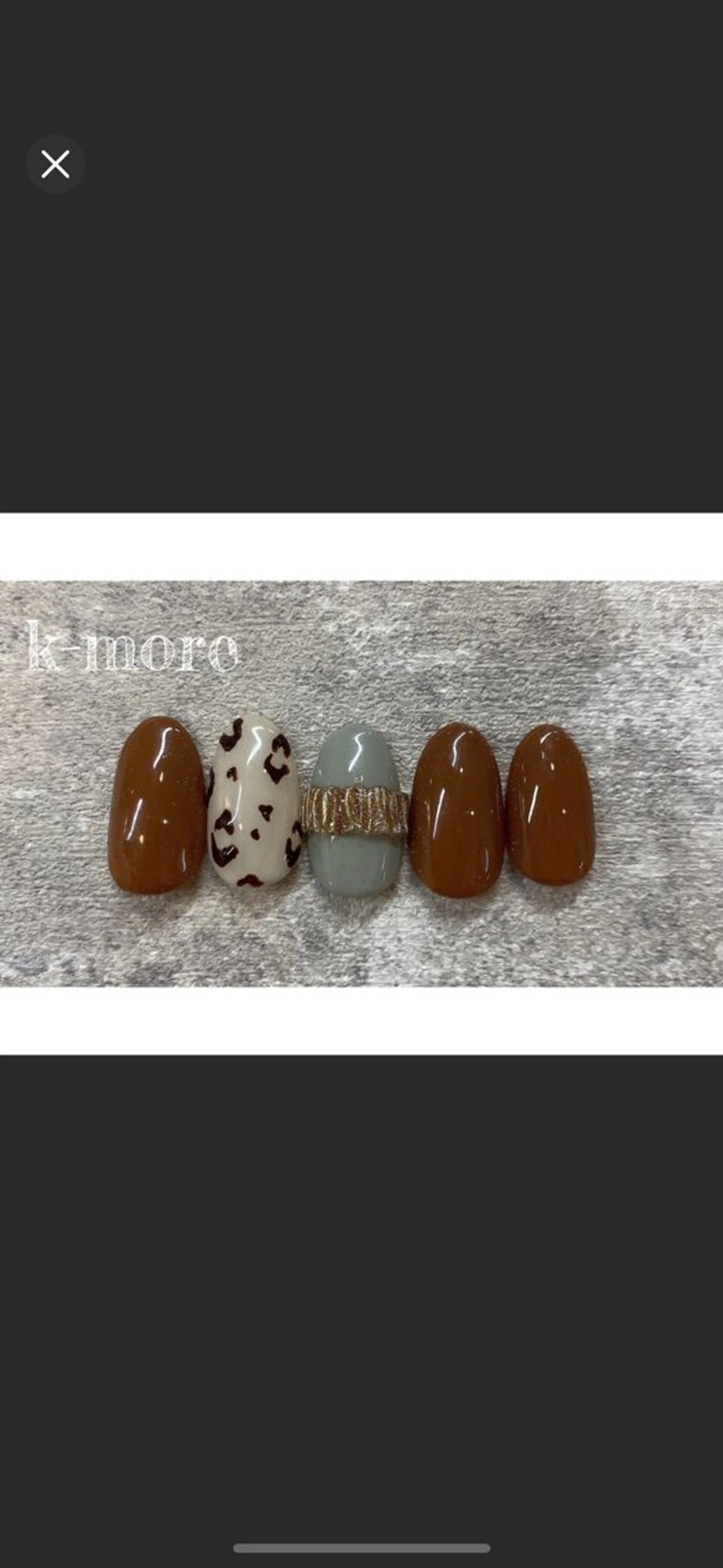 ミディアム K-more（ケーモア）知立店所属・K-more知立店 まなみのネイルデザイン