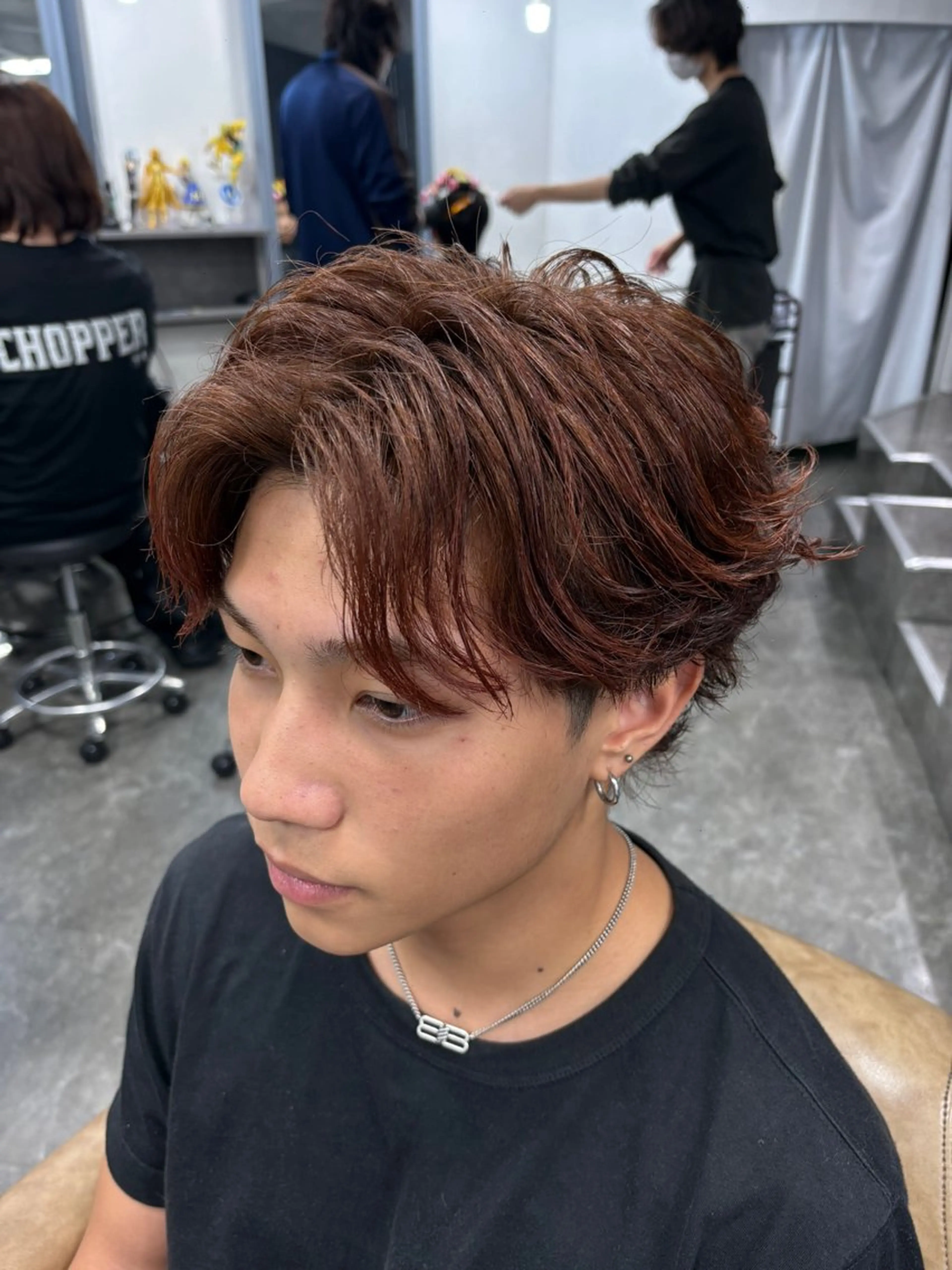 カラー パーマ メンズ カット パーマ 梅田/全パーマ特化/ ケアパーマ特化/秋本のヘアスタイル