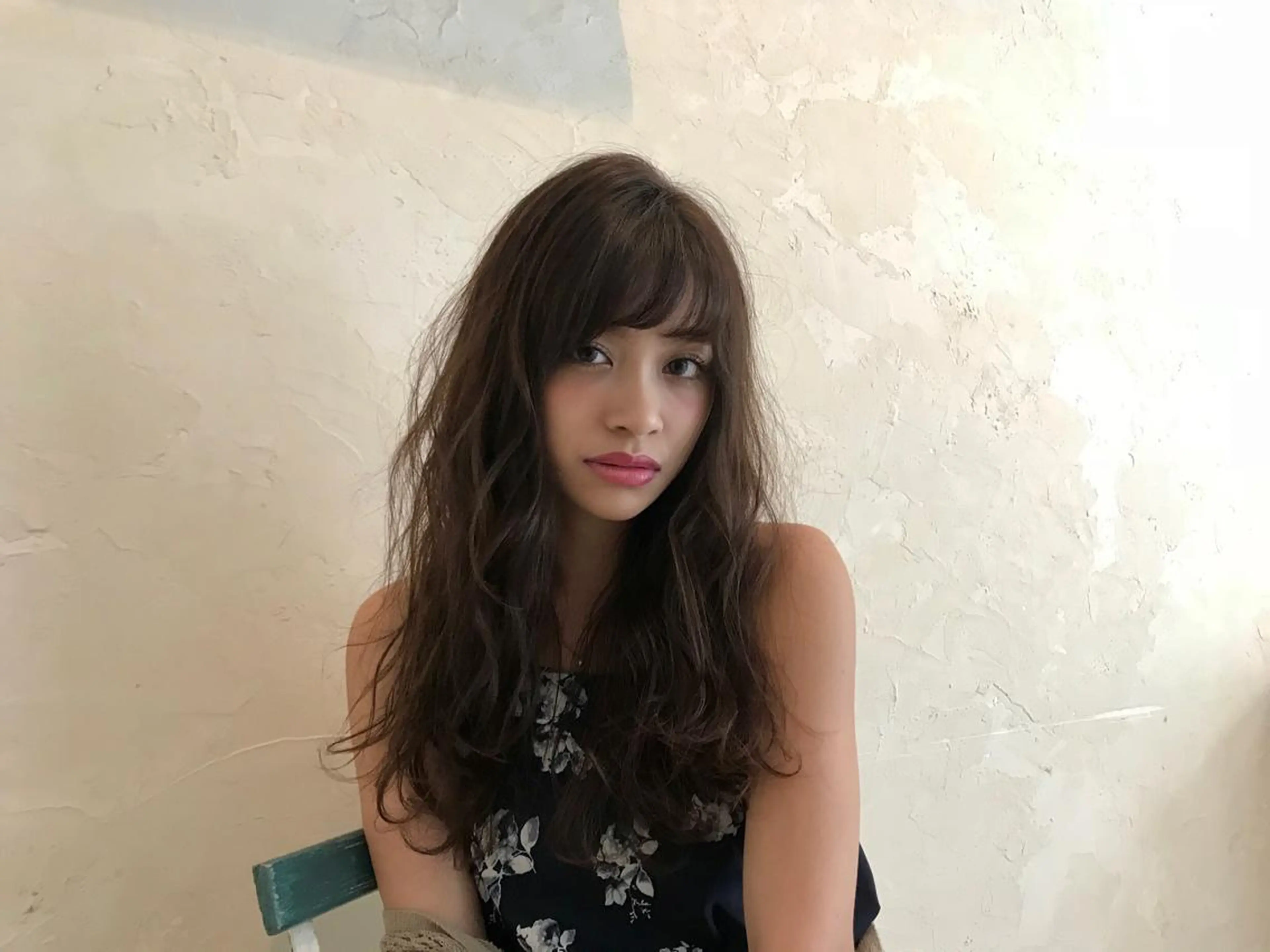 セミロング カラー パーマ 🌈髪質改善💕 縮毛矯正✨青木まで✨のヘアスタイル