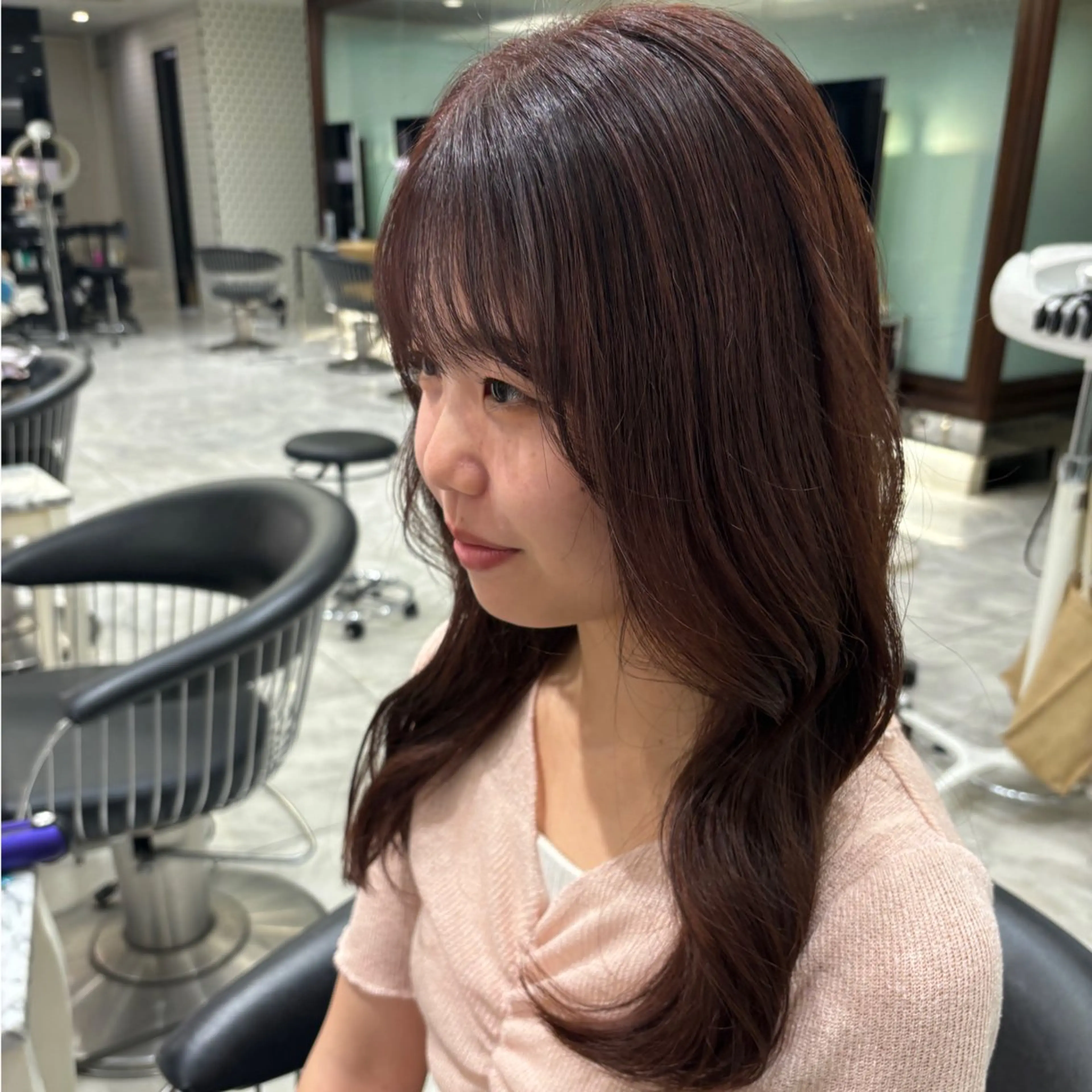 ロング ヘアカラー 🌸レイヤーカット /銀座🌸いでいあやのヘアスタイル