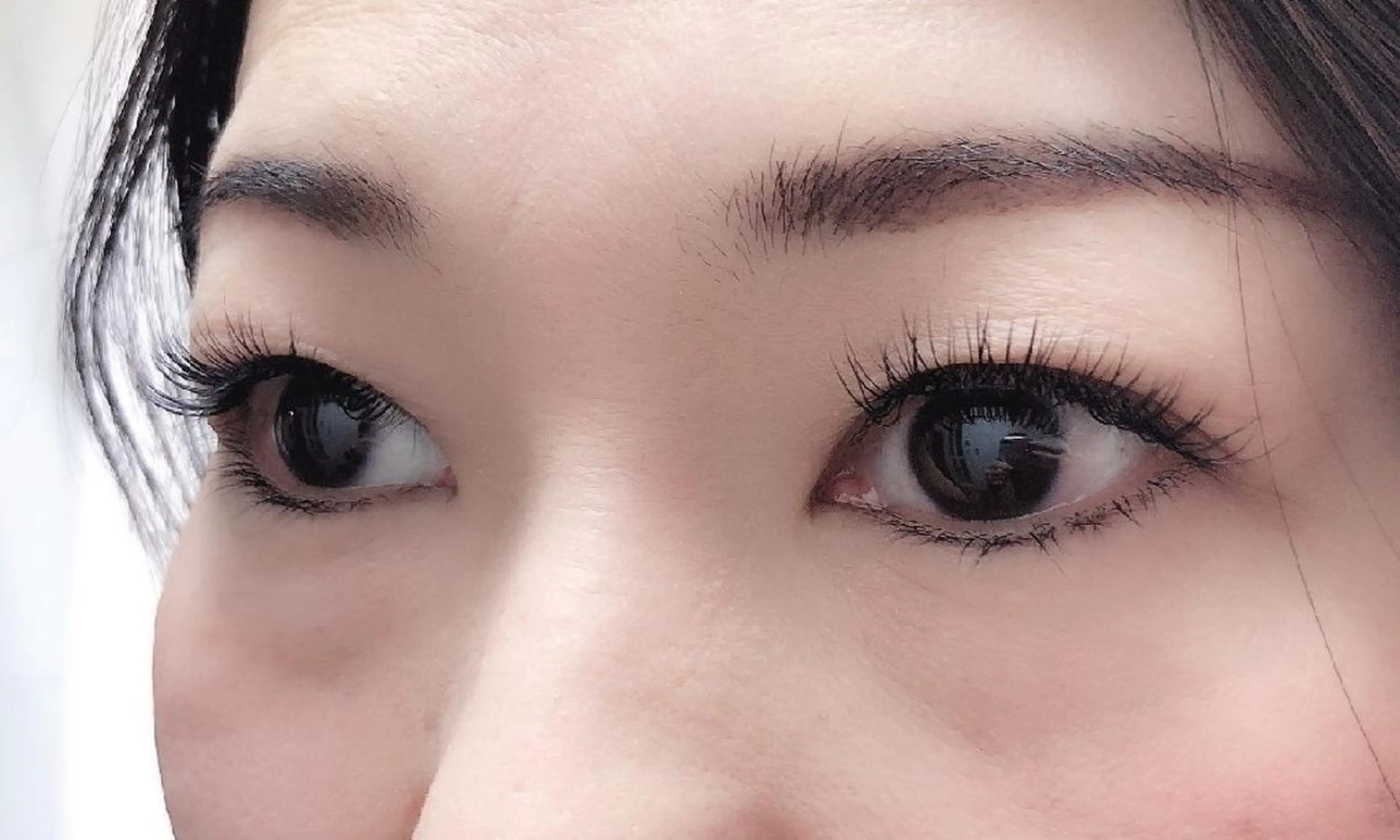 マツエク・マツパ 付け放題 フラットラッシュ ナチュラル まつげパーマ 一重×まつ毛パーマ マツエク 吉岡 ゆうなのマツエク・マツパデザイン