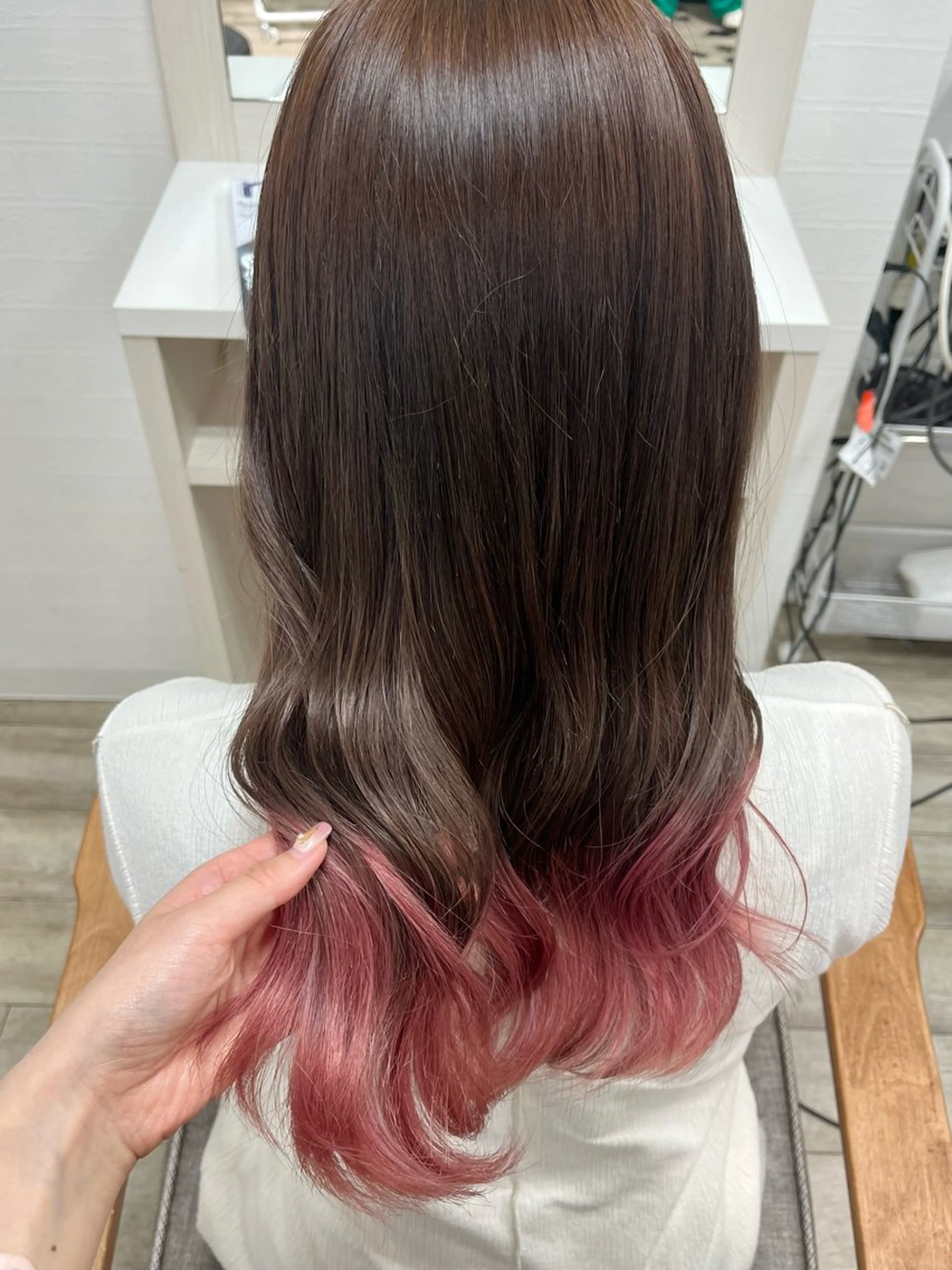 ロング カット ヘアカラー トリートメント hazuki🐈‍⬛ 透明感カラーのヘアスタイル