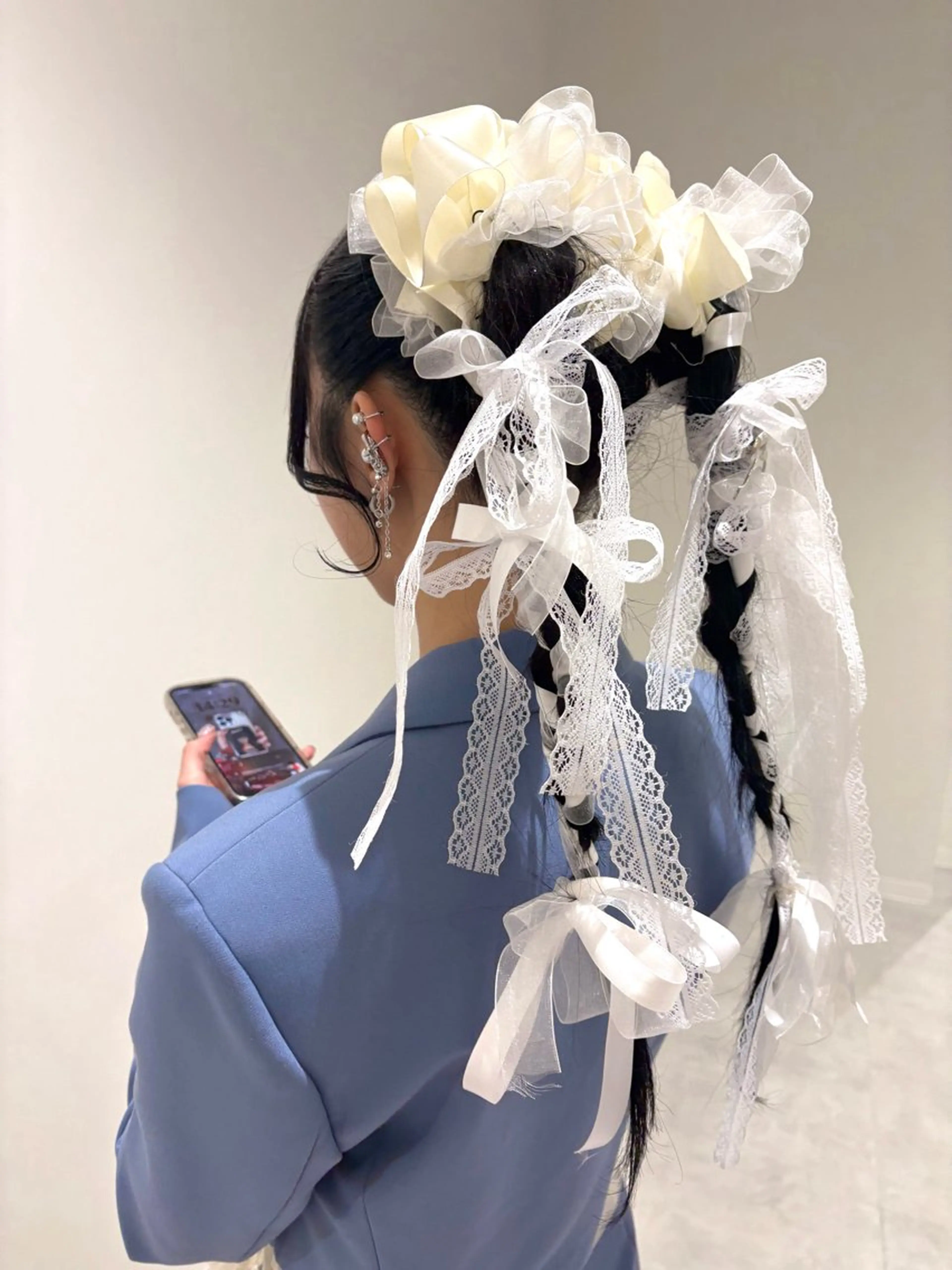 ヘアアレンジ 💗暖色/ブリーチ/ レイヤー/横浜/メイのヘアスタイル