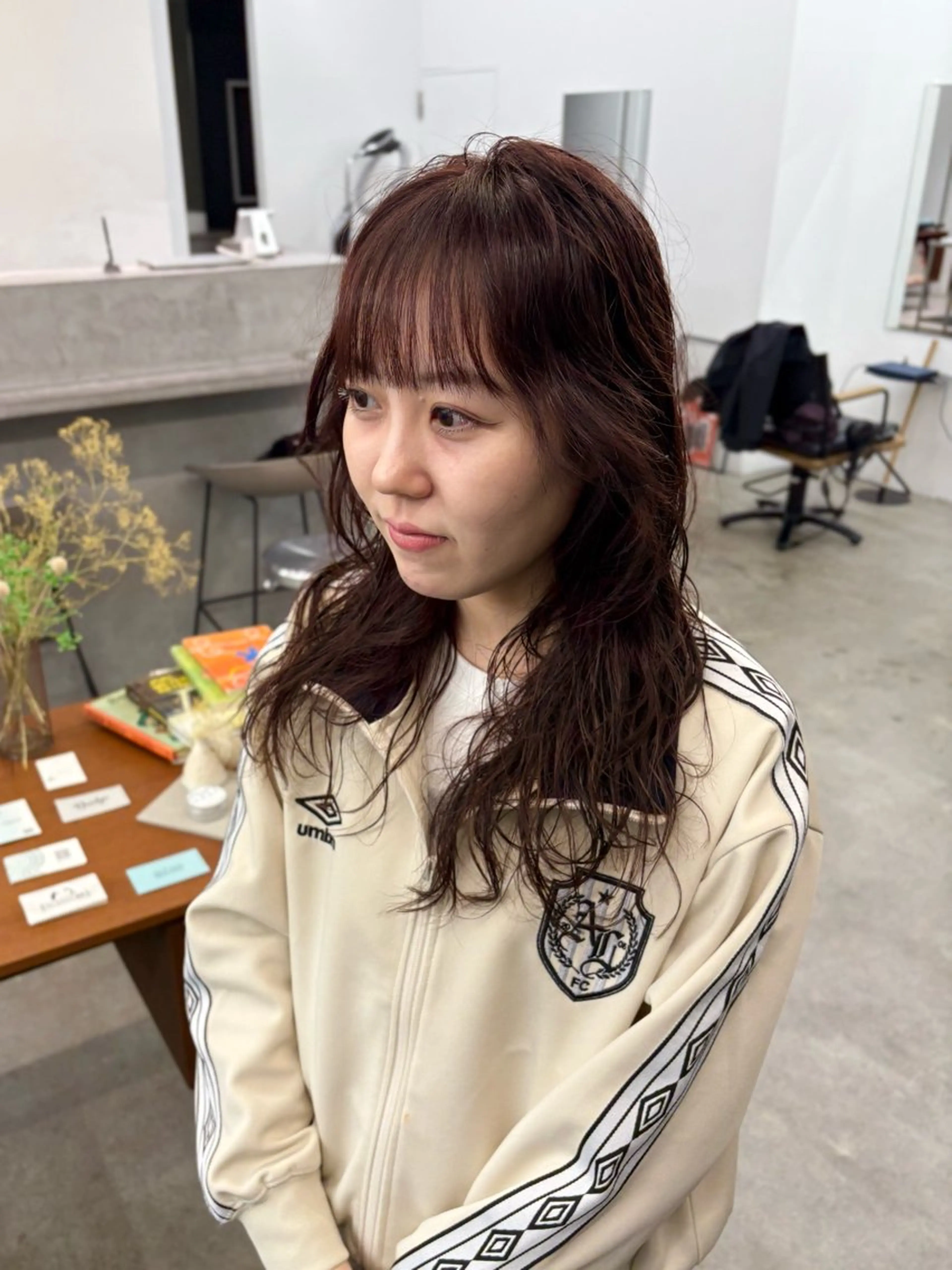 セミロング セミロングパーマ ボブ ウルフカット カット ヘアカラー パーマ 【お洒落パーマ】 Elme　肥塚康汰郎のヘアスタイル