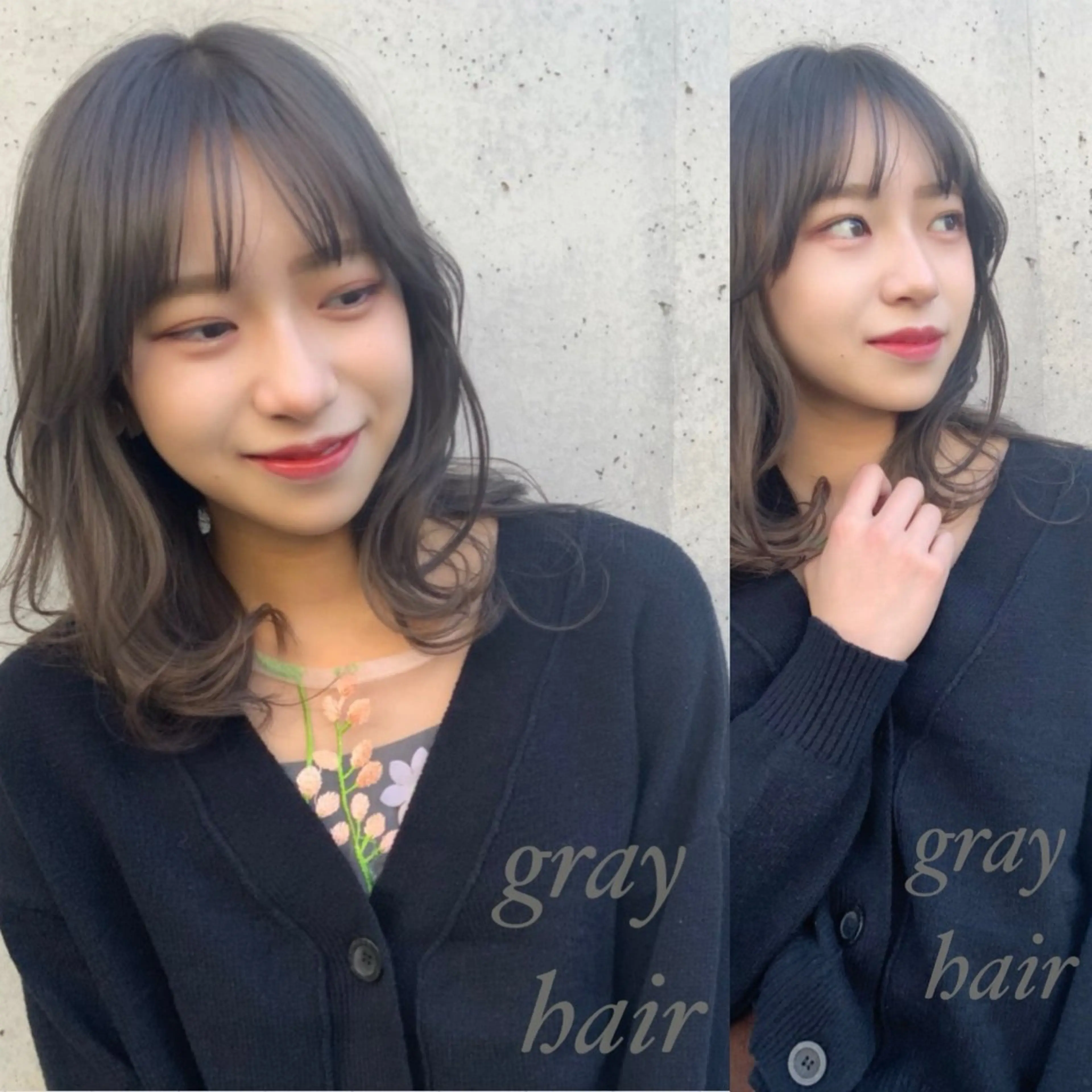 ミディアム カラー M.SLASH 辻 孝志のヘアスタイル