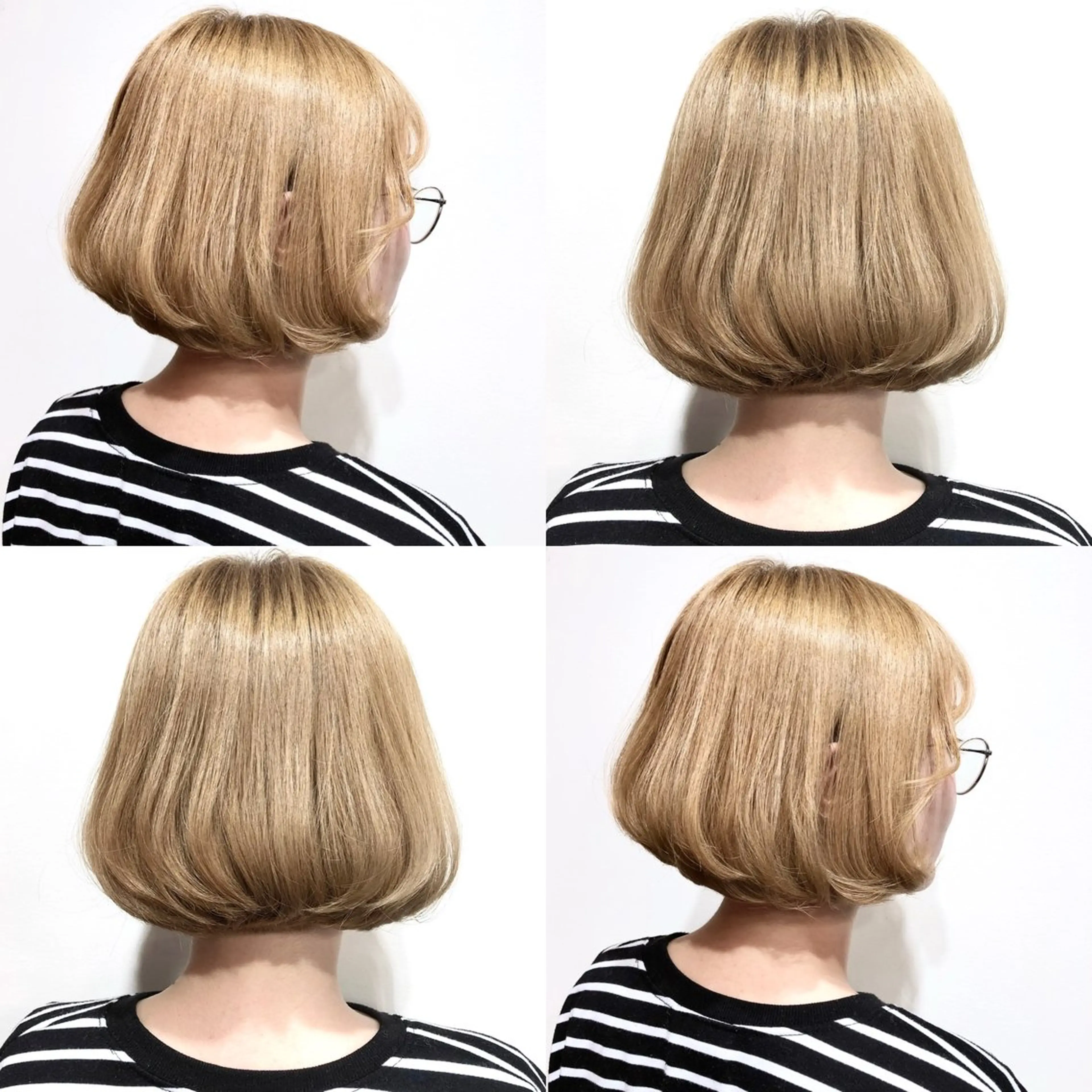 ショート カラー ベージュカラー ブリーチ ブロンド ブロンドベージュ ケアブリーチ ヘアカラー 艶カラー YOSHIMURAのヘアスタイル