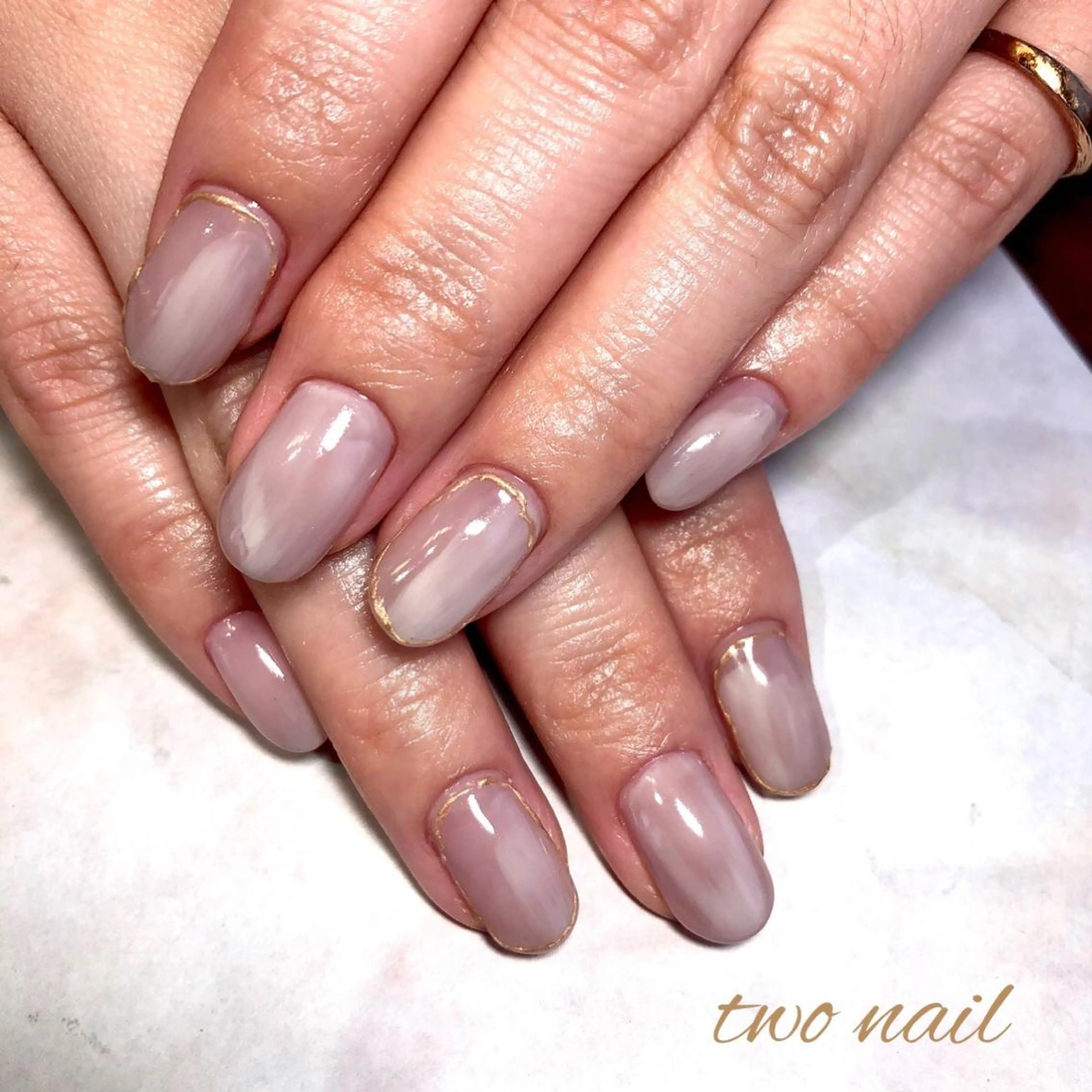 ネイル アートネイル フットネイル ハート 持ち込み two nailのネイルデザイン