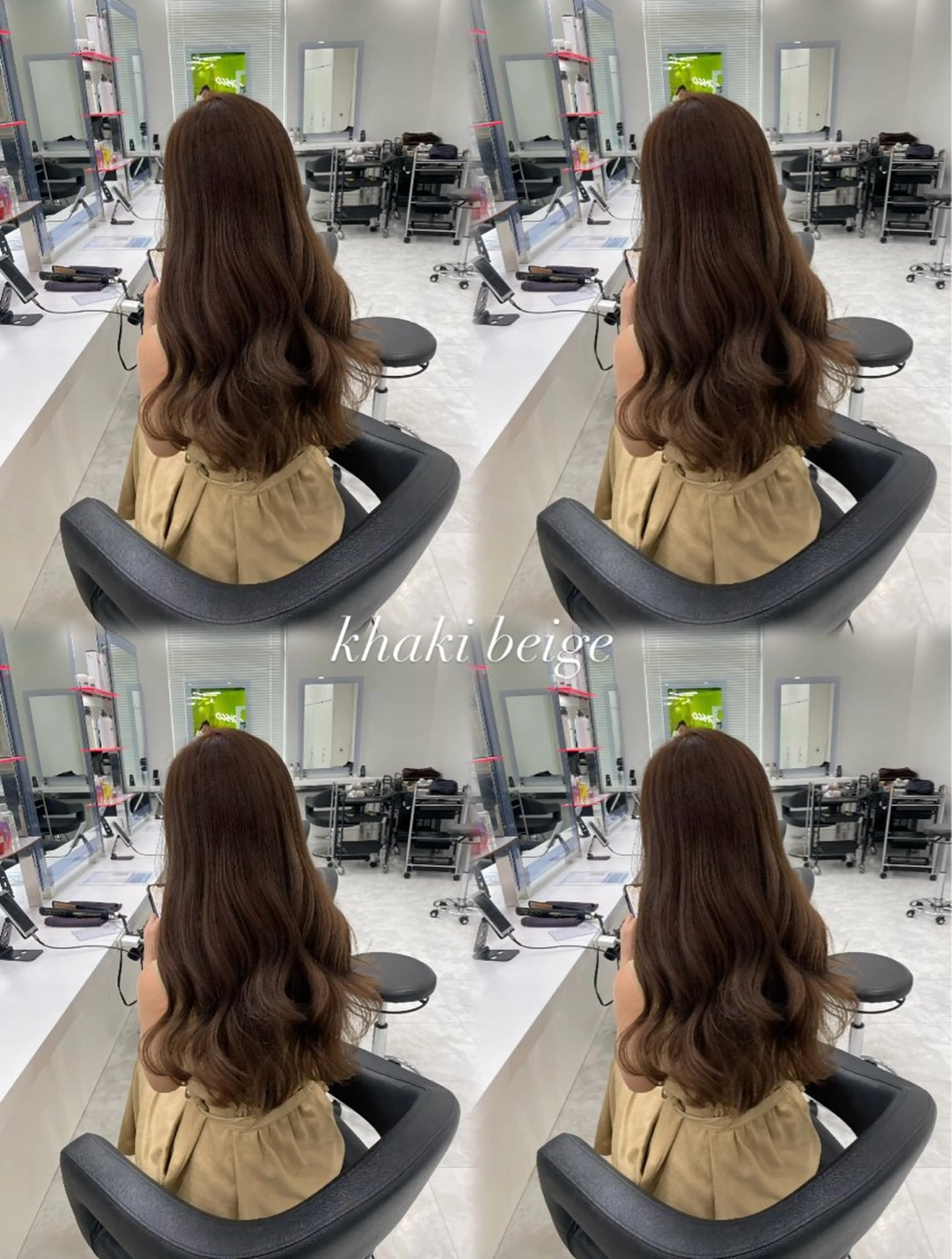 セミロング カラー ヘアアレンジ Ella所属・nana【艶髪】/ レイヤー/縮毛矯正のヘアスタイル