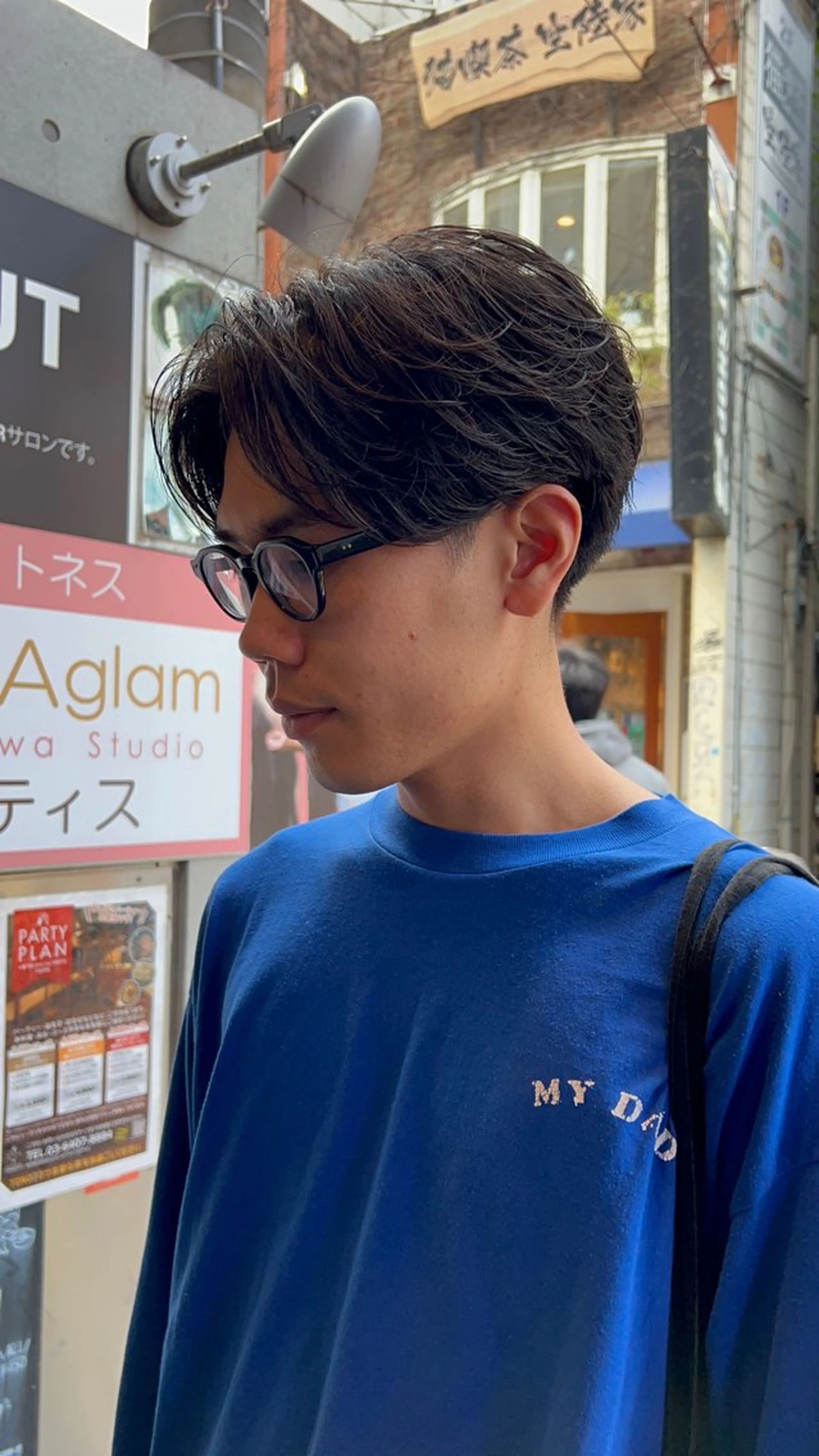 パーマ メンズ 糟谷 慈英のヘアスタイル