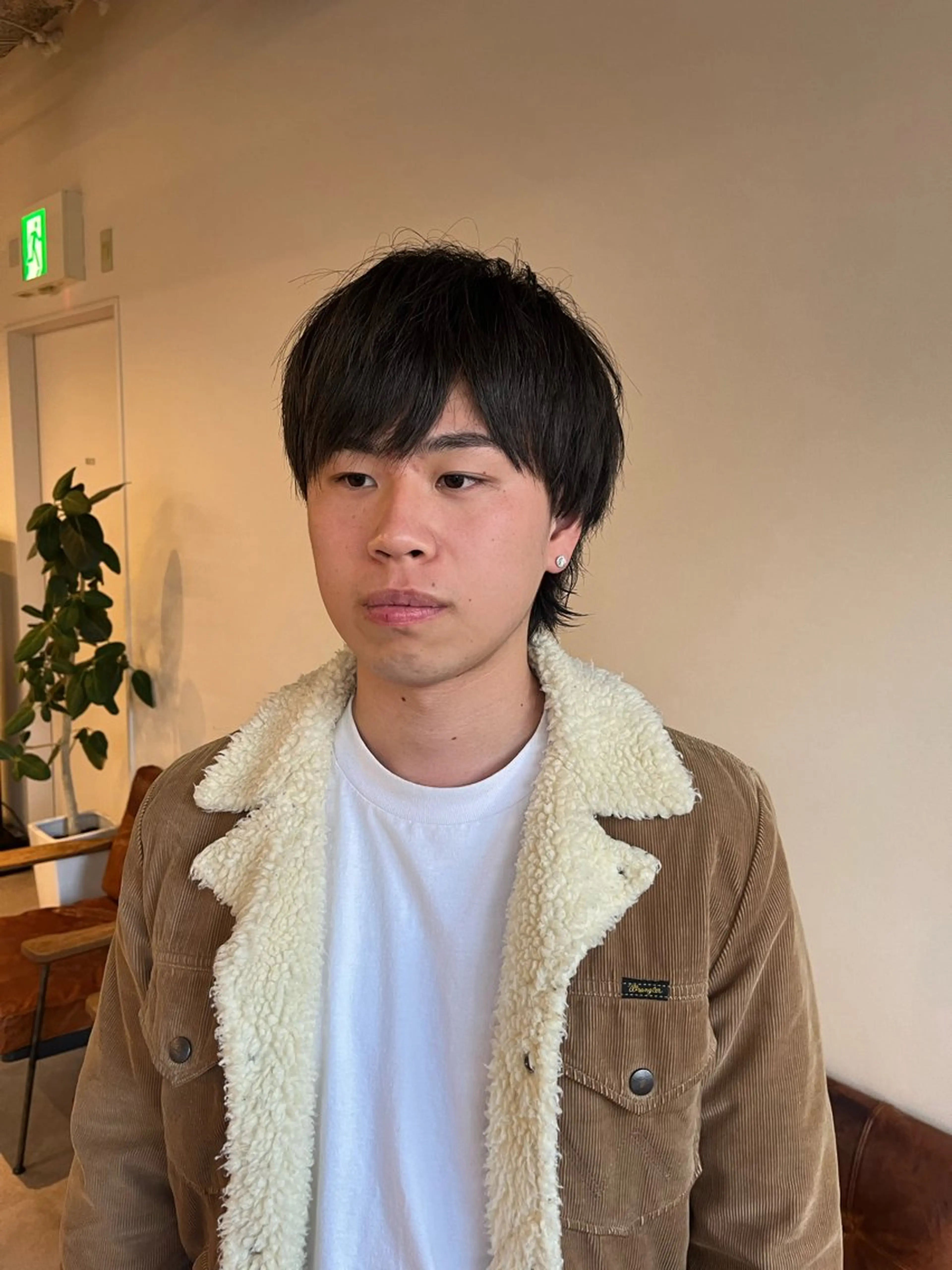 メンズ マッシュウルフ マッシュ メンズウルフカット ウルフカット レイヤーカット /ゆうのヘアスタイル