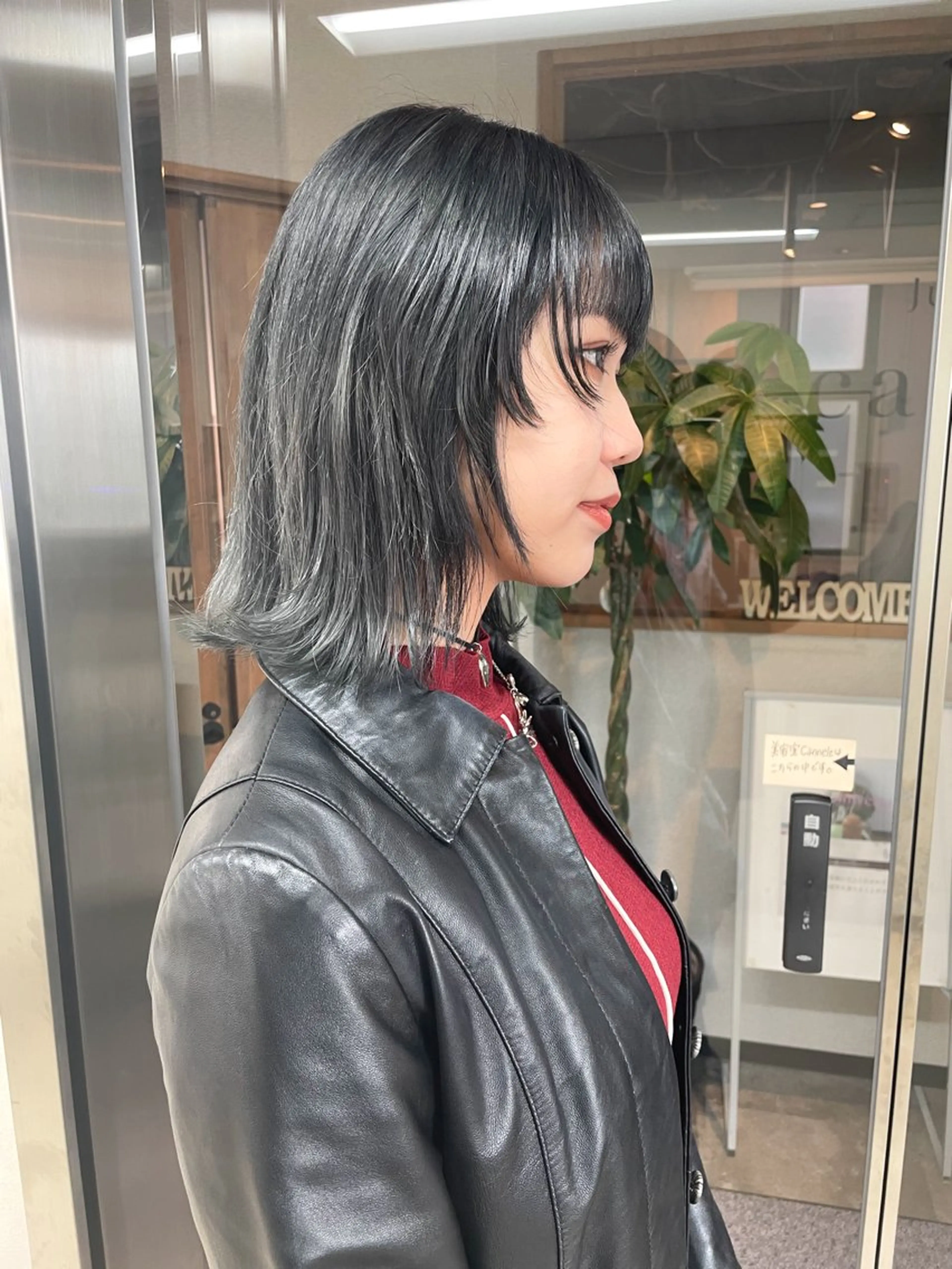 ミディアム カラー ブルーカラー 髪質改善/ブリーチ 田代 龍我のヘアスタイル