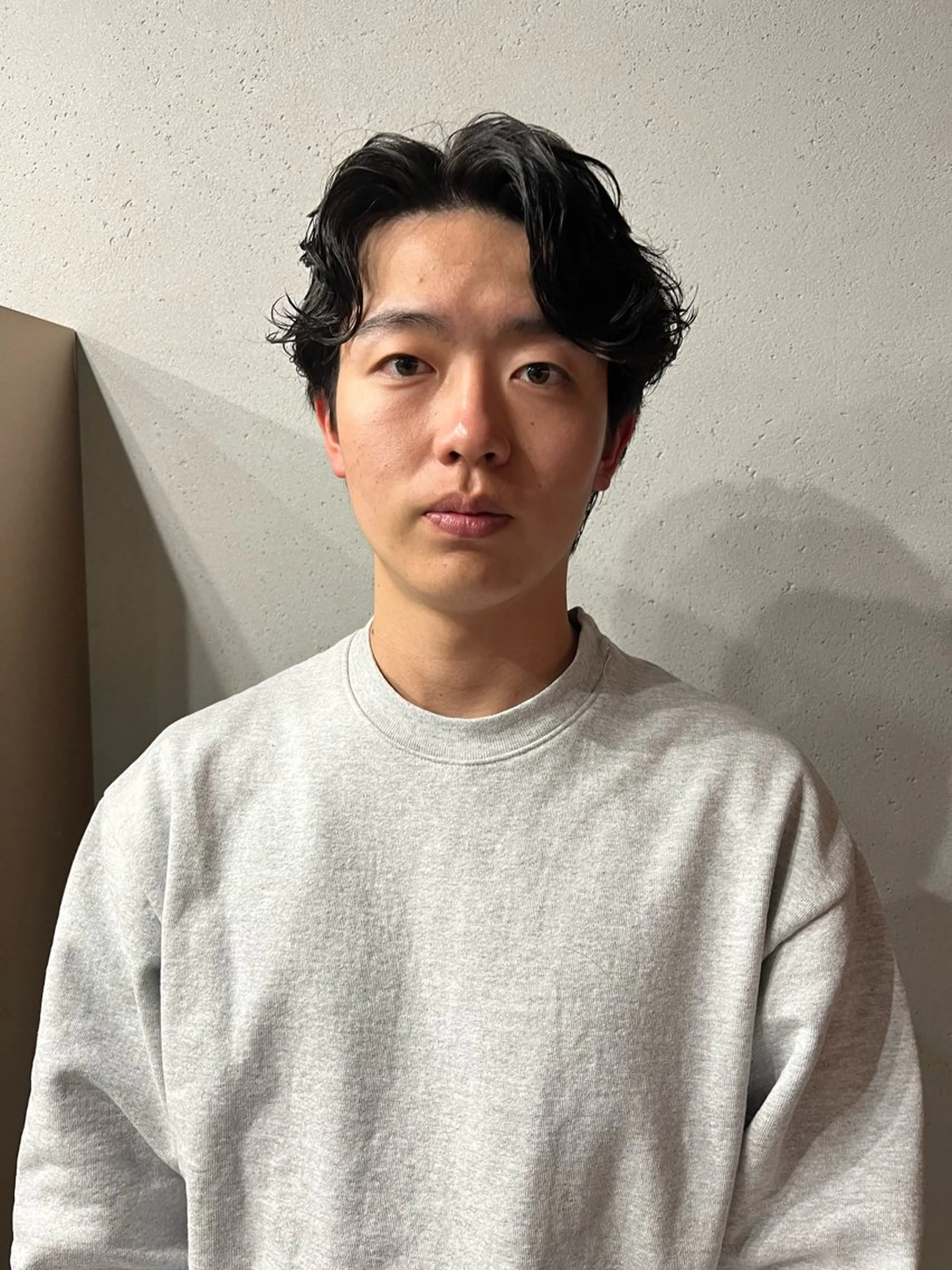 ショート カラー パーマ メンズ カット ヘアカラー トリートメント 表参道/髪質改善・ 透明感 colorのヘアスタイル