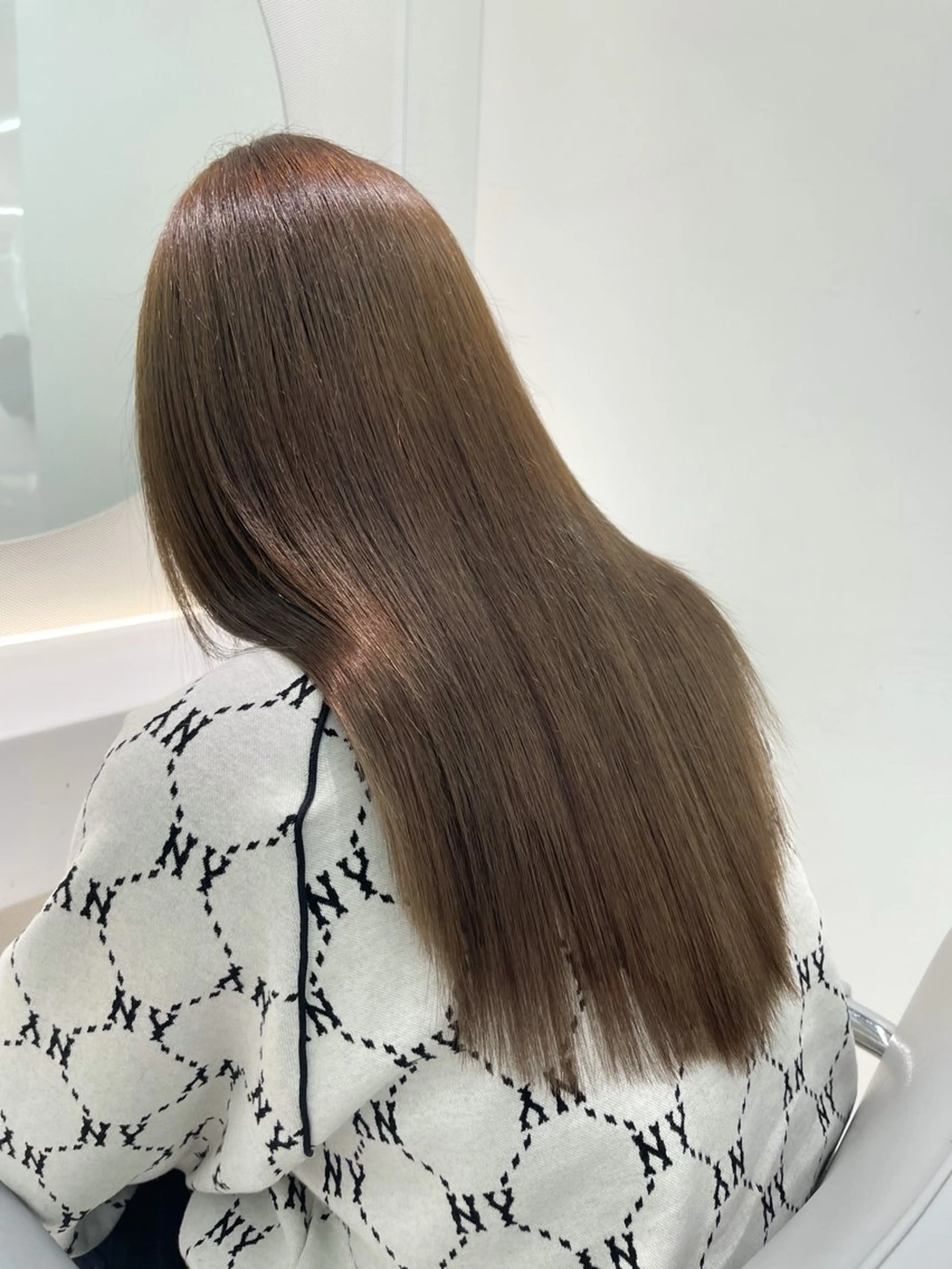 セミロング カラー ベージュカラー オリーブベージュ トリートメント /カラー/NAOKIのヘアスタイル