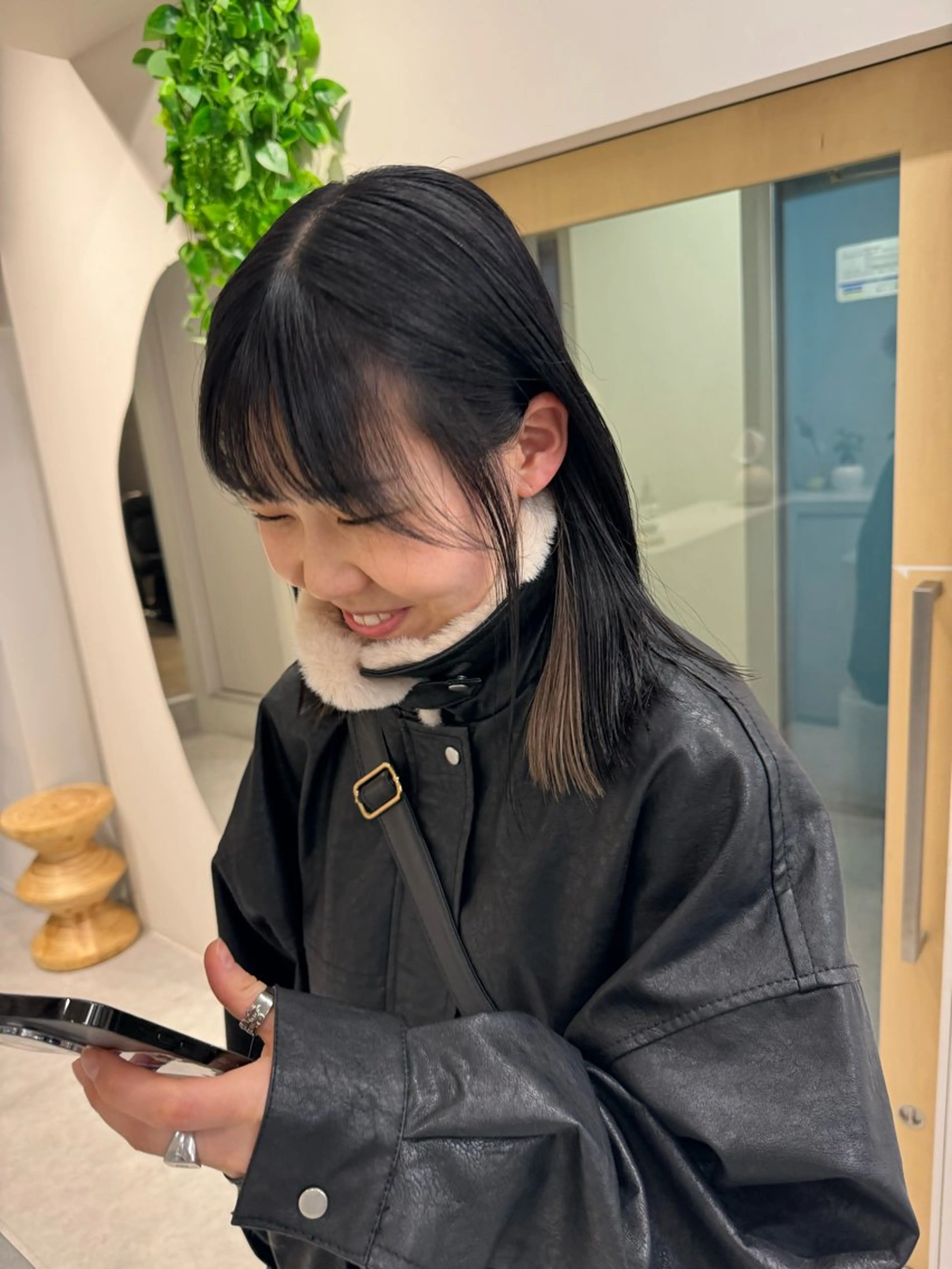 ミディアム カラー 高畑 恵莉 👒 暖色 / 艶髪 🧺のヘアスタイル