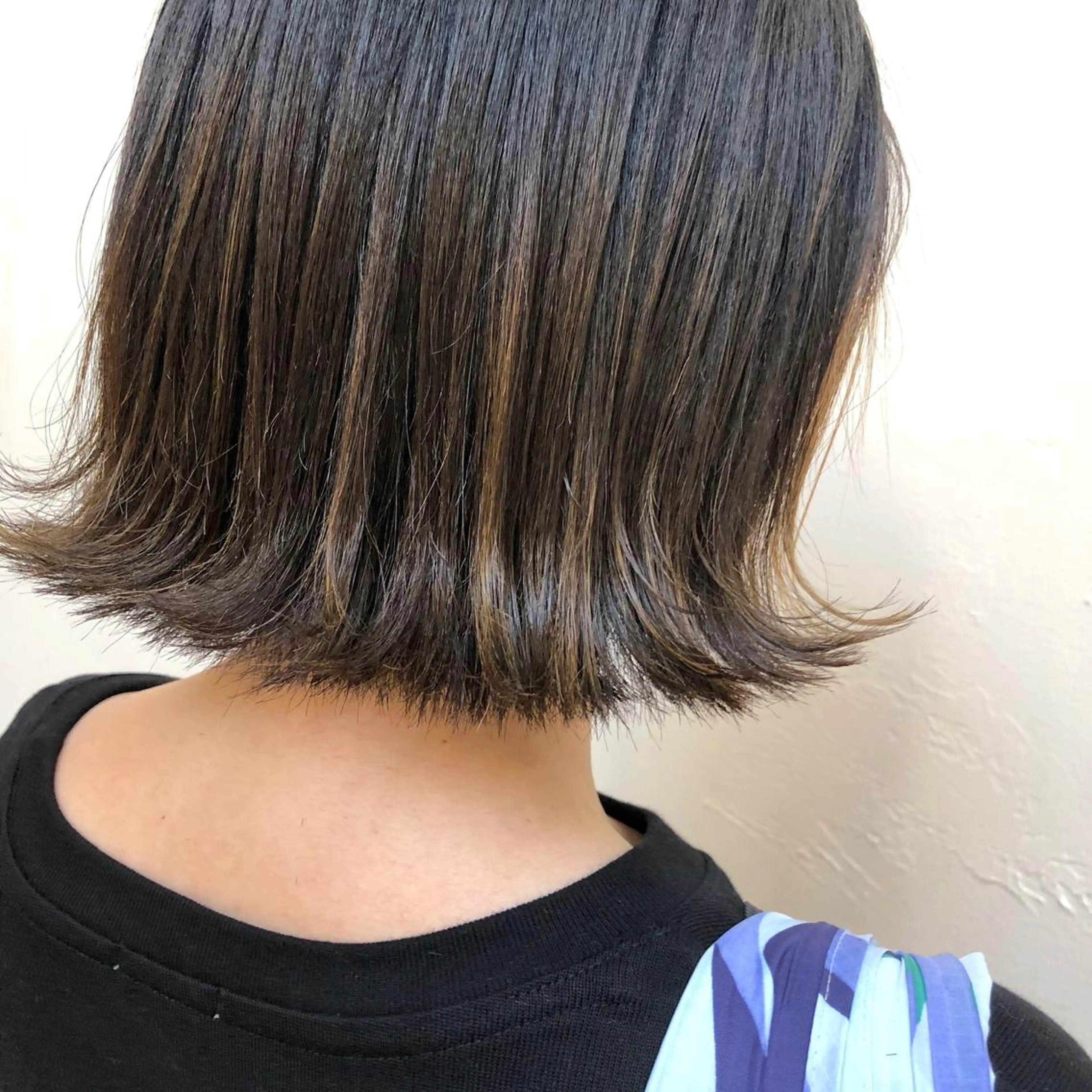 ショート カラー ハイライトカラー ハイライト 外ハネヘア luve heart's And Be  minamisemba所属・脇坂 佳世の眉毛・アイブロウイメージ