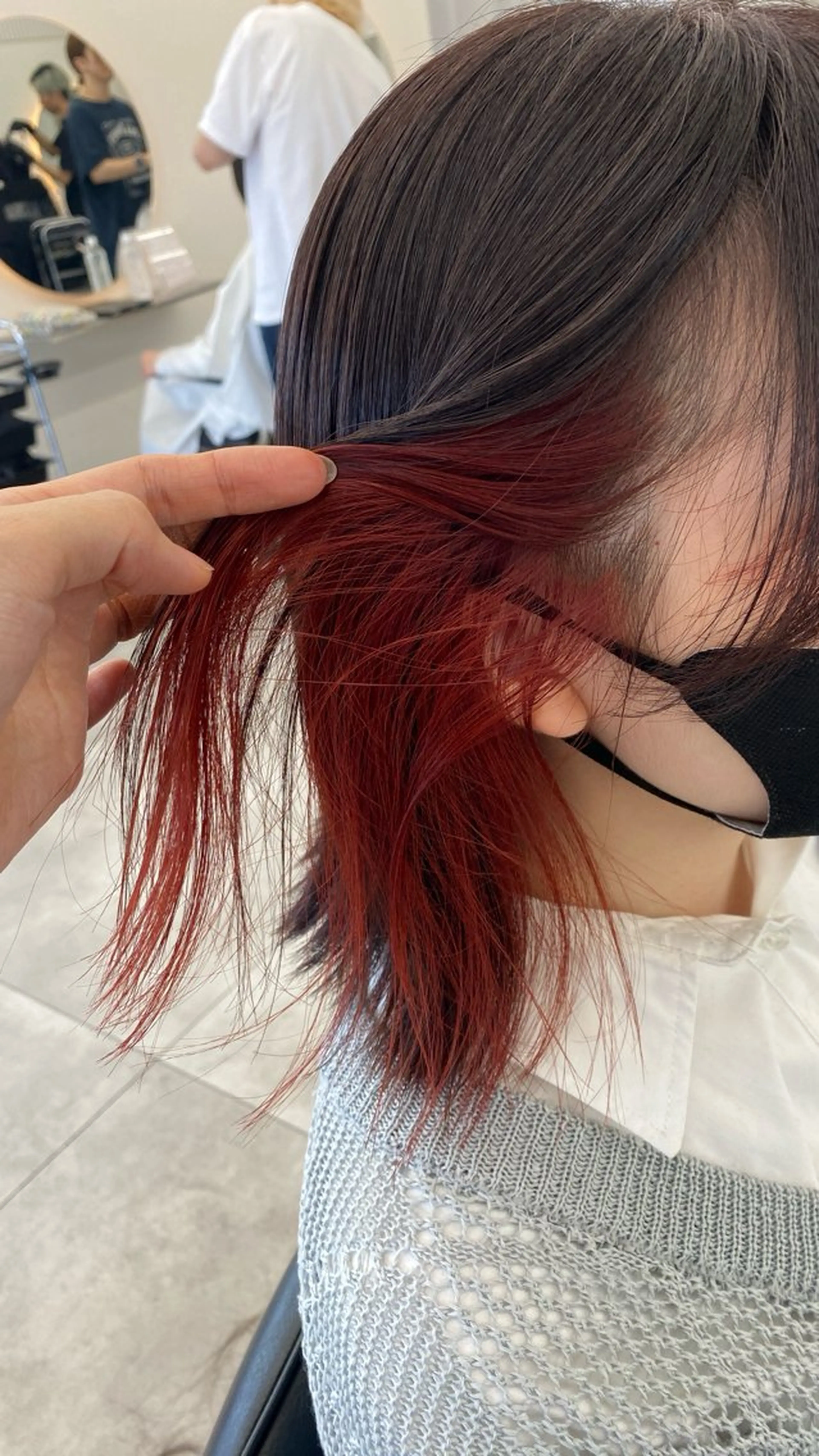 ミディアム カラー hair&beauty RENO直江店所属・大友 千春のヘアスタイル