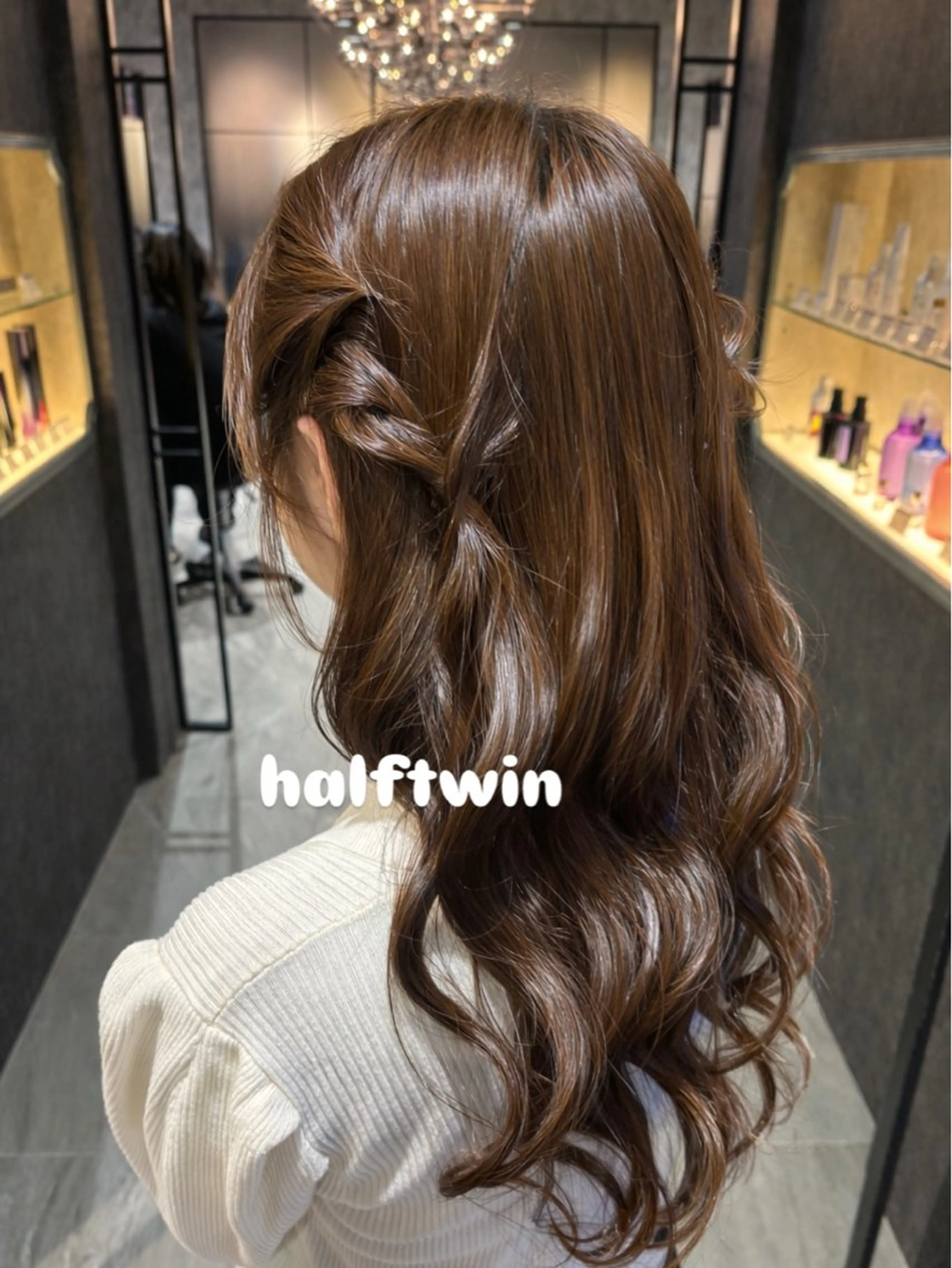 ダウンスタイルの写真